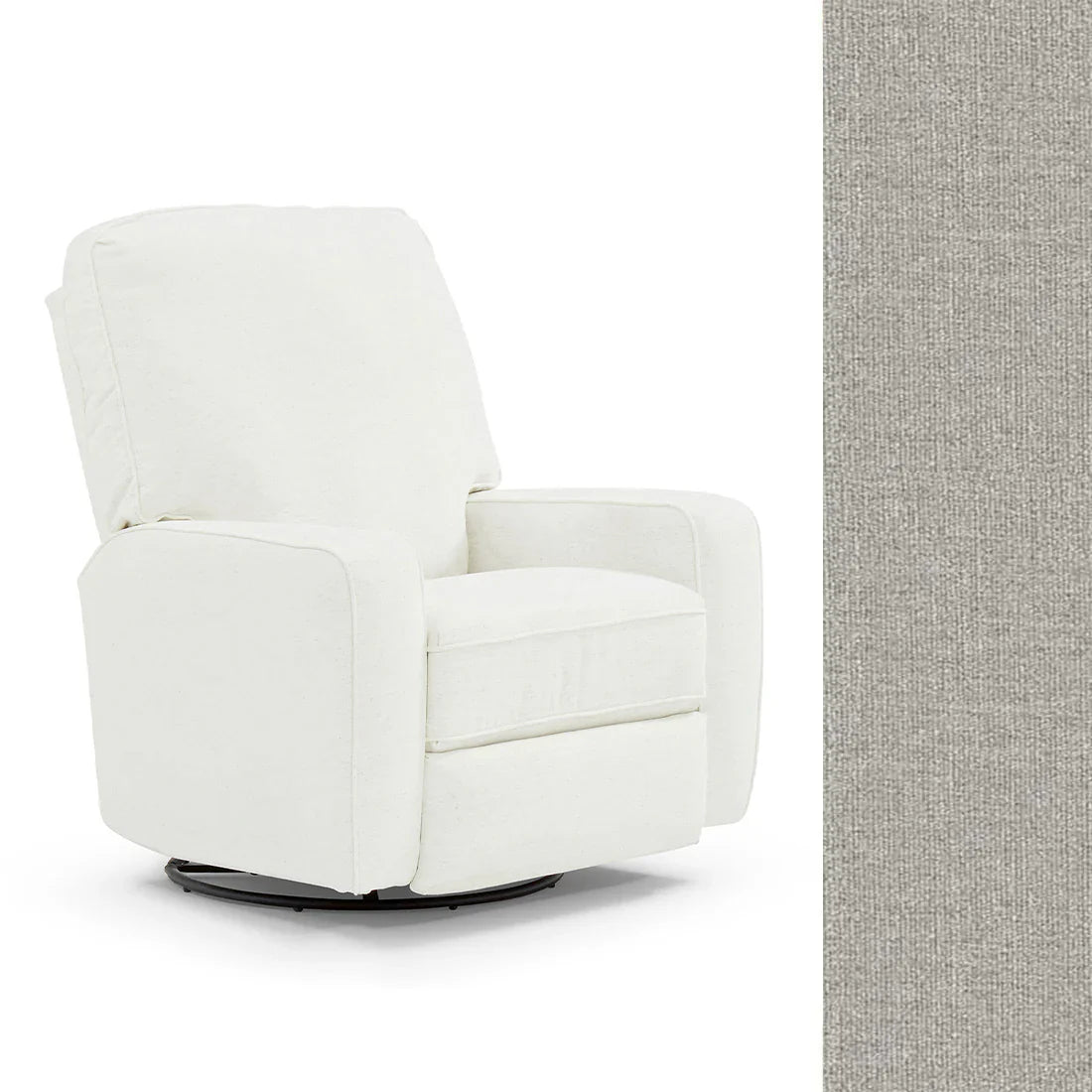 Bilana Swivel Glider Recliner Chair - Best Comfort for Living Room, Nursery & Office - Ergonomic Design with Smooth 360° Rotation