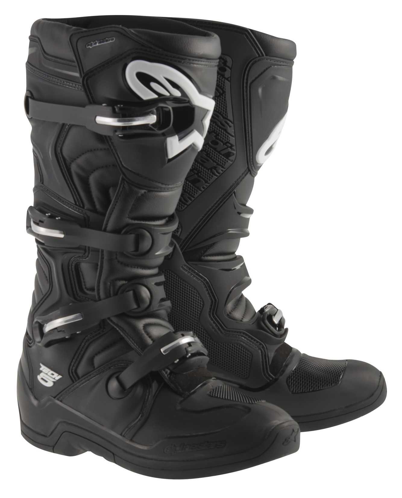 Alpinestars Tech 5 Motocross Boots - Size 13 Black | Durable Off-Road Motorcycle Riding Boots for Men | Perfect for MX Racing, Trail Riding & Dirt Biking