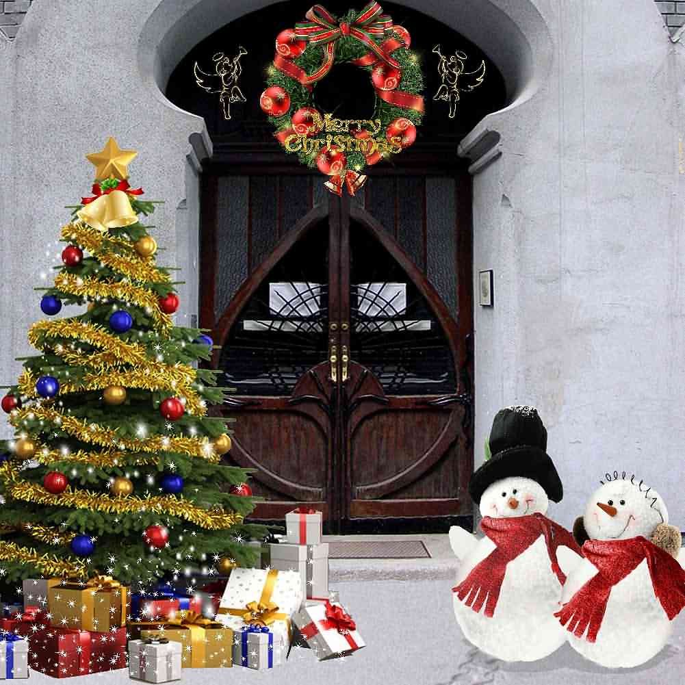 GladsBuy 8x8ft Christmas Santa Backdrop - Photography Background for Holiday Parties