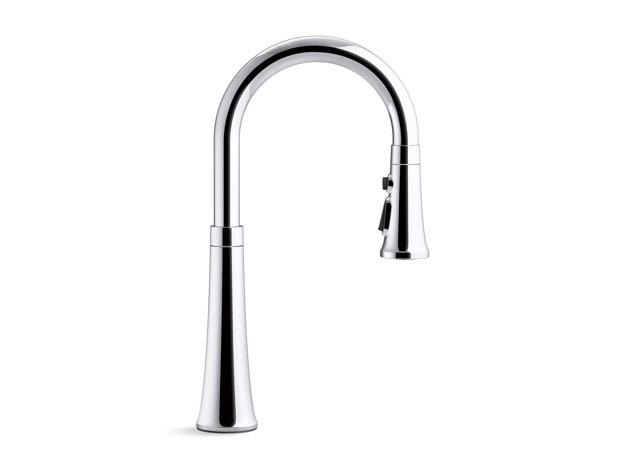 KOHLER Tone Pull Down Kitchen Faucet with KONNECT Technology - Modern Touchless Kitchen Sink Faucet for Easy Cooking and Cleaning