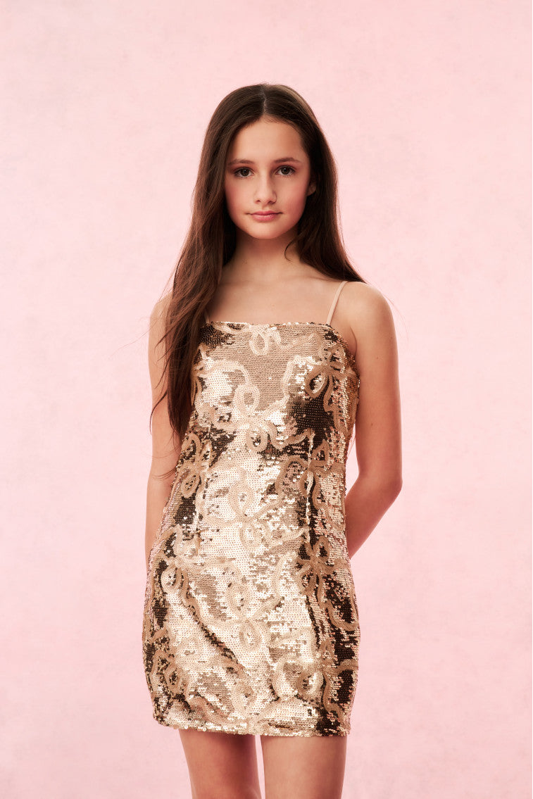 Golden Honey Girls Marin Dress - Elegant & Stylish Summer Dress for Kids, Perfect for Beach, Parties & Casual Outings