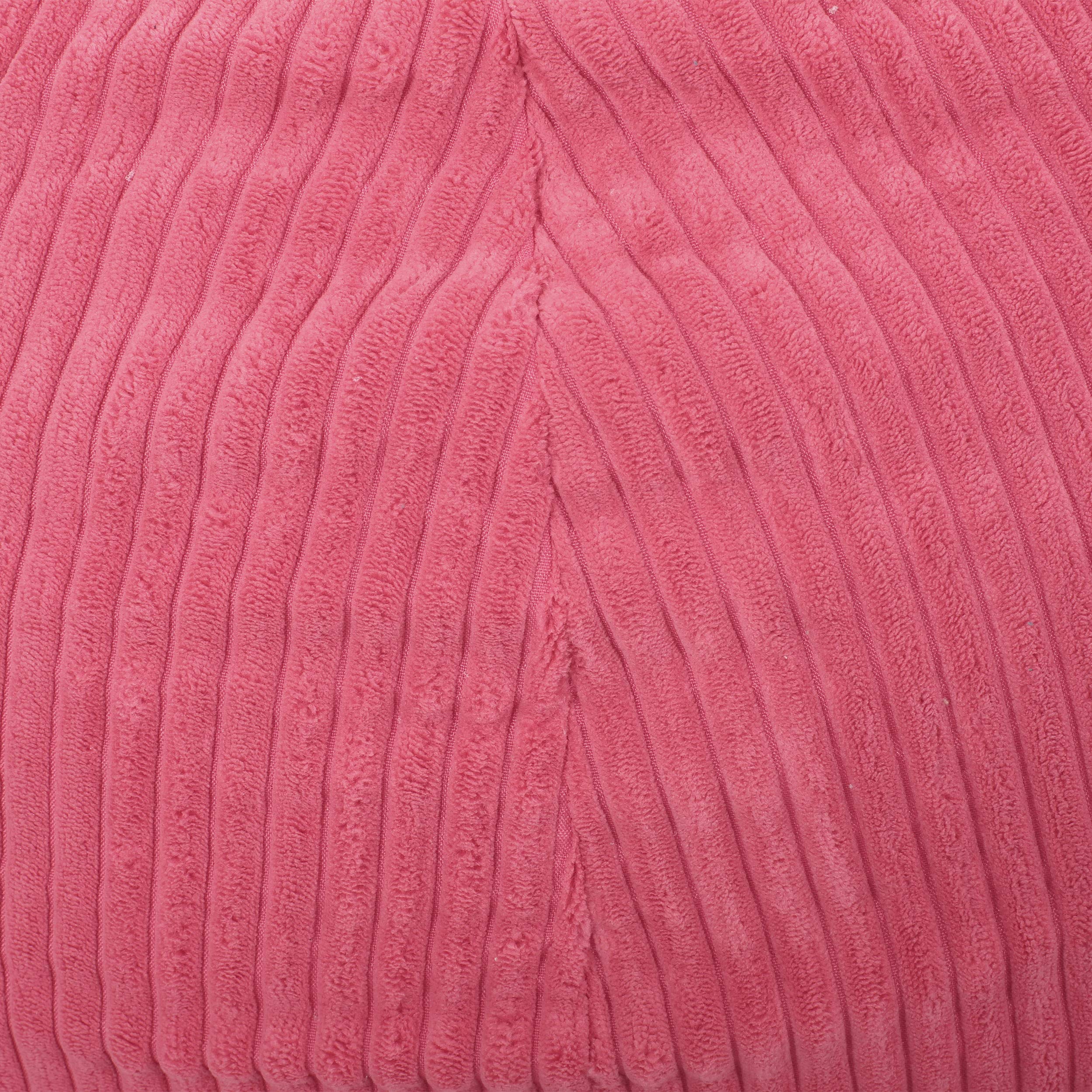 Christopher Knight Home Samantha 3 Foot Beanbag Chair - Soft Pink Rose Color for Kids & Teens - Perfect for Bedroom, Dorm, Game Room & Lounge Relaxation
