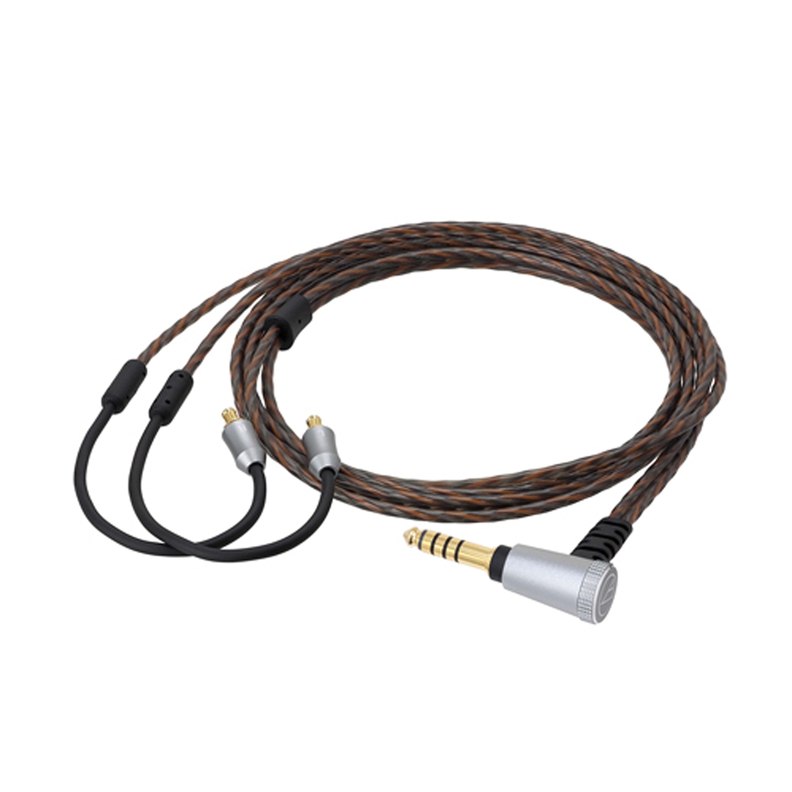 Audio-Technica HDC314A/1.2 Detachable Balanced Audiophile Headphone Cable - High-Quality Replacement Cable for Live Sound Series Headphones - Perfect for Studio Recording, DJ Mixing & Professional Audio Monitoring
