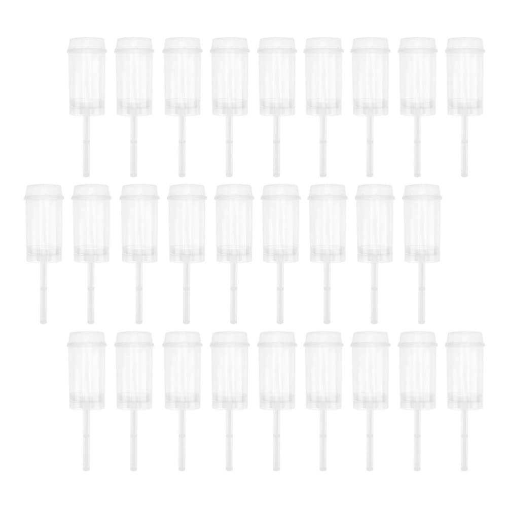 HEMOTON 40pcs Clear Plastic Push Up Cake Cones - Reusable Confetti Cake Containers, Baked Food Pushers for Desserts, Organic Candies, Party Treats | Perfect for Birthday Parties, Weddings, Baby Showers & DIY Dessert Displays
