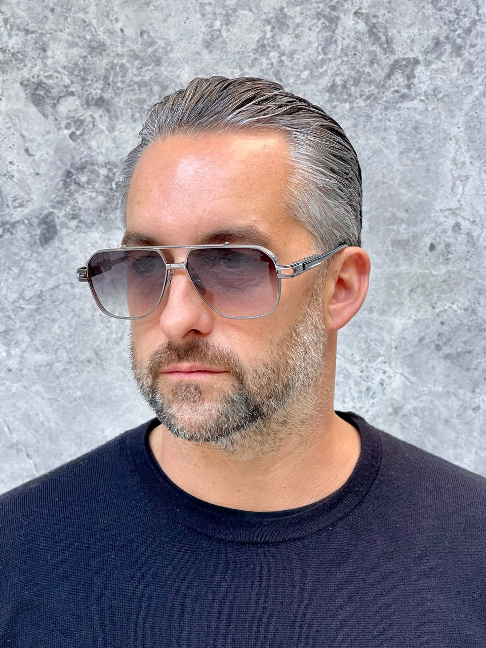 Dita Kudru DTS436 A 04 Antique Silver Eyeglasses Frames - Vintage Style Optical Frames for Men & Women - Perfect for Reading, Fashion Accessories, and Daily Wear