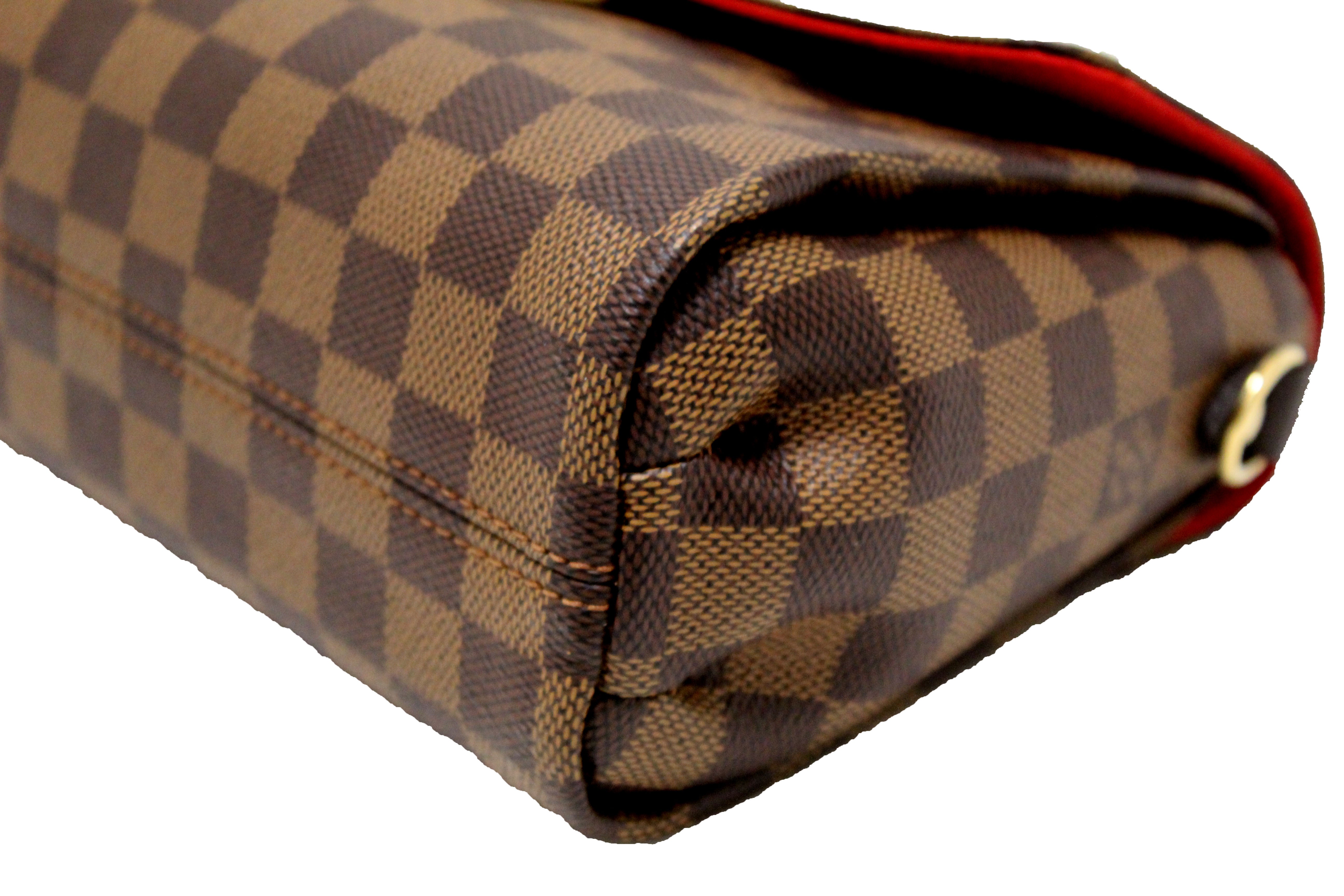 Authentic Louis Vuitton Damier Ebene Croisette Crossbody Bag - Luxury Designer Handbag & Messenger Purse for Women | Perfect for Work, Travel & Everyday Use