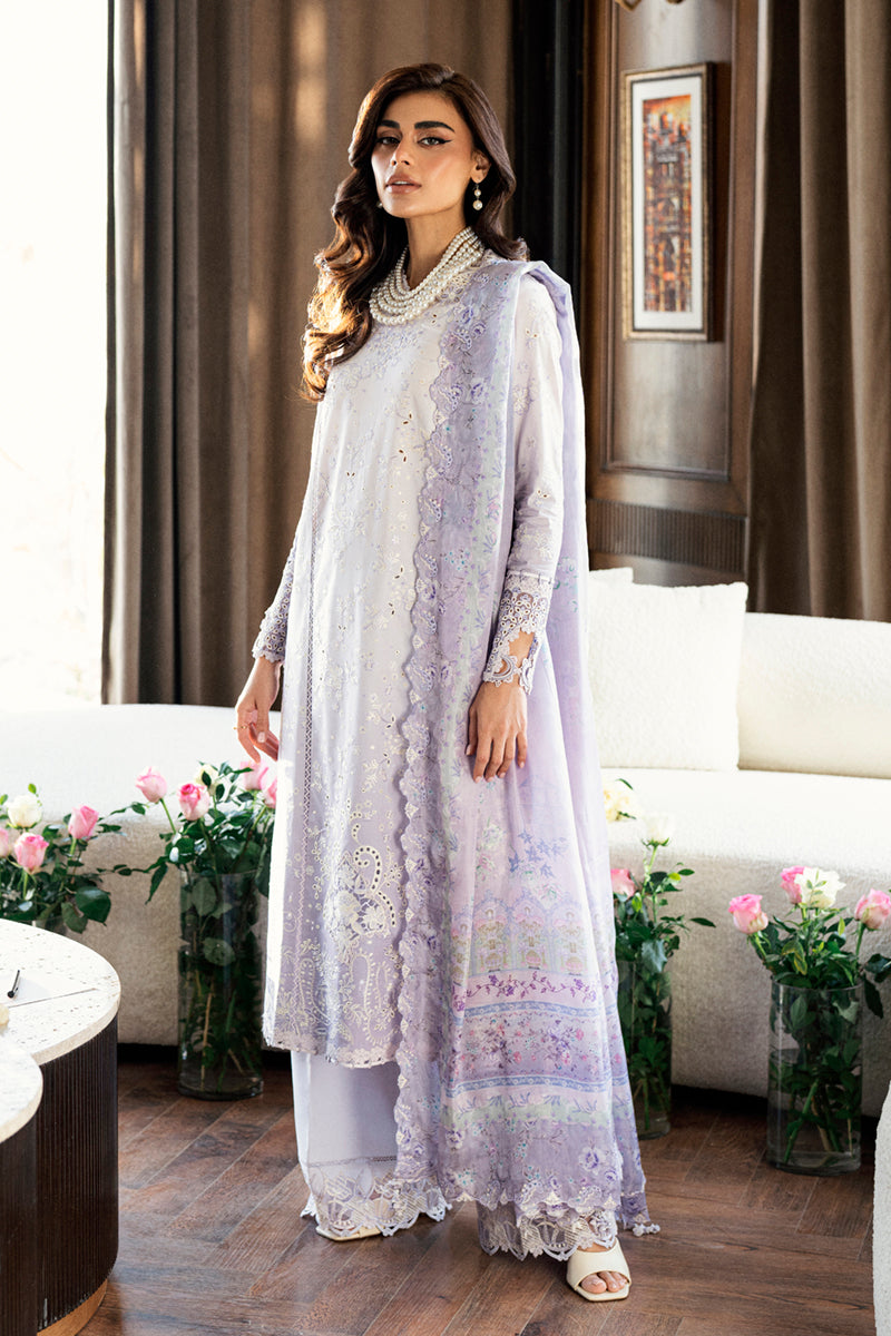 Alaila Qalamkar Chikankari Eid Embroidered Dress - Elegant Traditional Pakistani Outfit for Women, Perfect for Eid Celebrations, Weddings & Festive Occasions