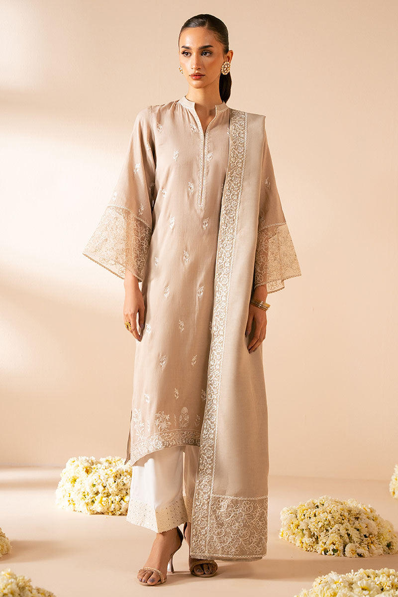 Elegant Muted Mirage 2-Piece Set (Shirt & Dupatta) for Women – Perfect for Weddings, Parties & Festive Occasions