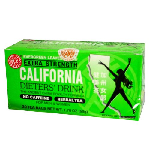 36pk California Tea - Herbal Dieters Drink for Weight Loss - 20 Tea Bags - Natural Detox & Slimming Support - Perfect for Morning Routine or After-Meal Relaxation