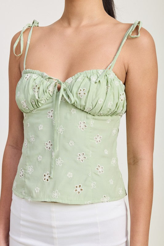 Sexy Bustier Top with Adjustable Shoulder Ties - Women's Fashion Lingerie & Clubwear for Date Night, Parties, and Boudoir Photography