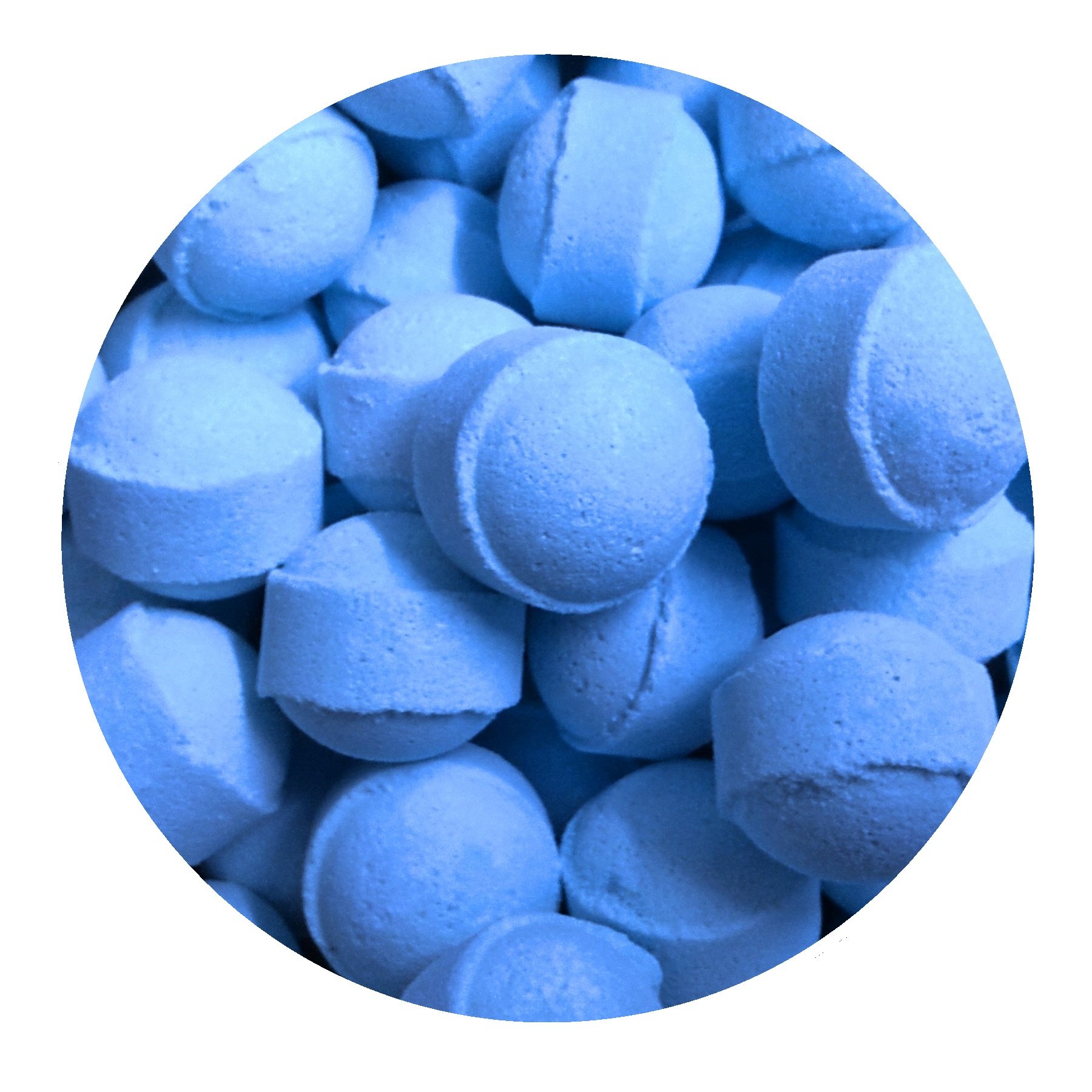 30-Pack Blueberry Scented Bath Marbles Fizzing Bombs (10g Each) - Relaxing Aromatherapy for Spa, Gift & Self-Care