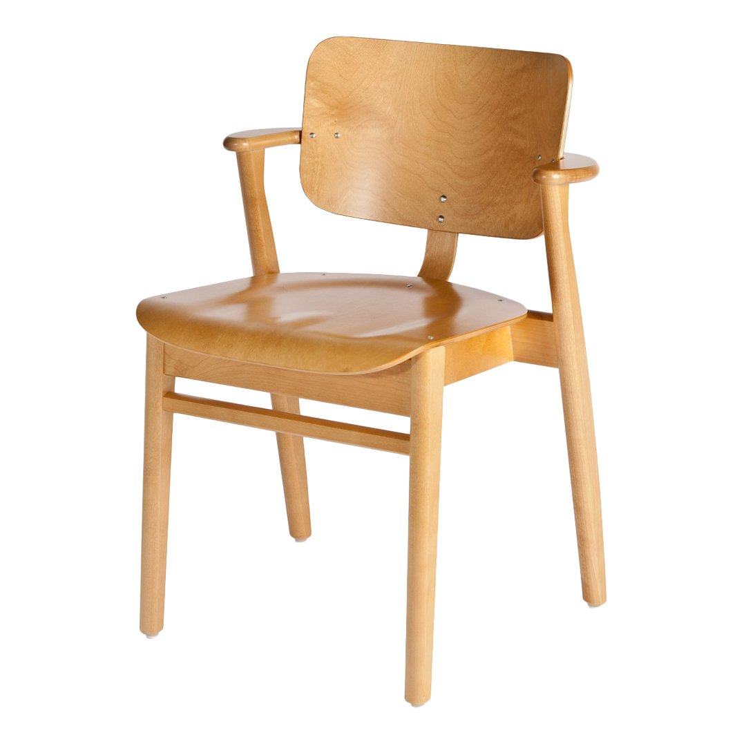 Artek Domus Chair - Mid-Century Modern Wooden Dining Chair for Home & Office - Perfect for Dining Rooms, Kitchens, and Workspaces