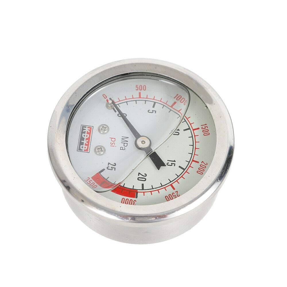 250Bar Hydraulic Accumulator Nitrogen Charging Kit with Fill Valve & Pressure Gauge - Professional Hydraulic System Maintenance Tool for Construction, Agriculture & Industrial Equipment