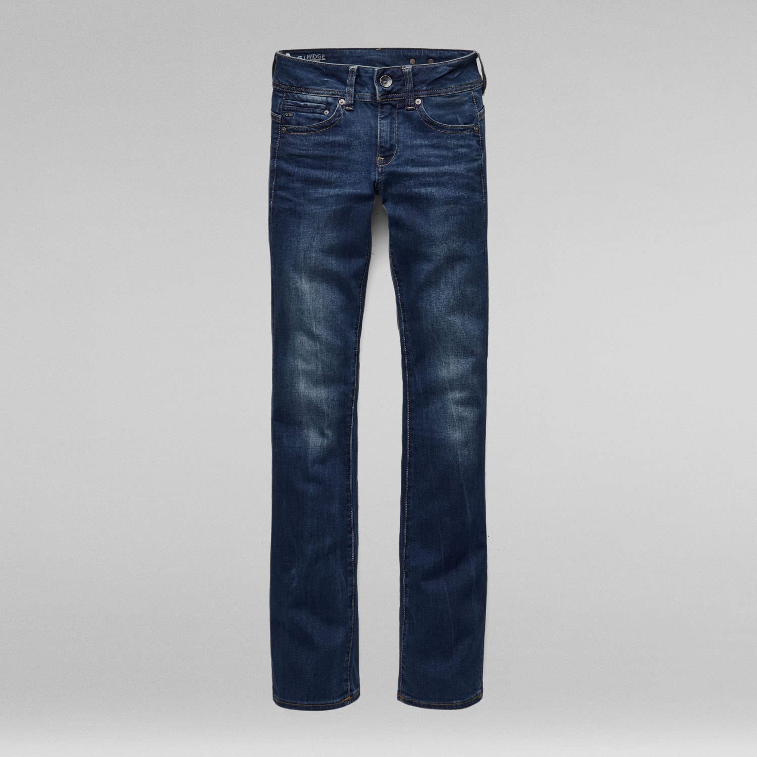 G-Star Midge Saddle Mid Bootleg 30 - Women's High Waist Denim Jeans for Casual Wear & Everyday Outfits