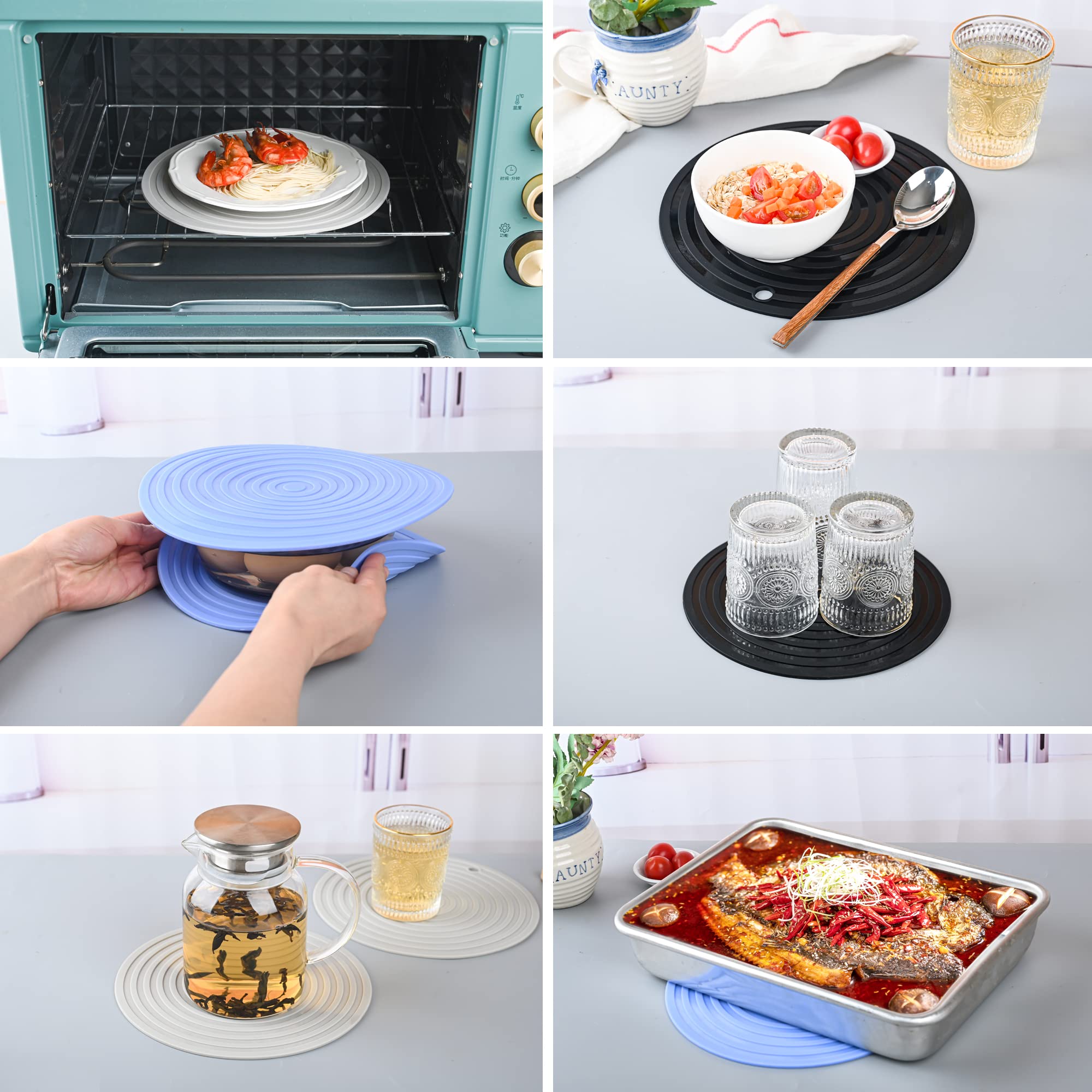 Smithcraft Silicone Trivets for Hot Dishes - 9.45