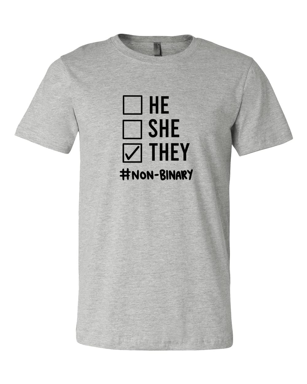 He She They Pride Shirt - Love Is Love LGBT Sweatshirt for Gay Pride Month | Gender Equality & Human Rights Tee for LGBTQ+ Allies, Parades & Celebrations