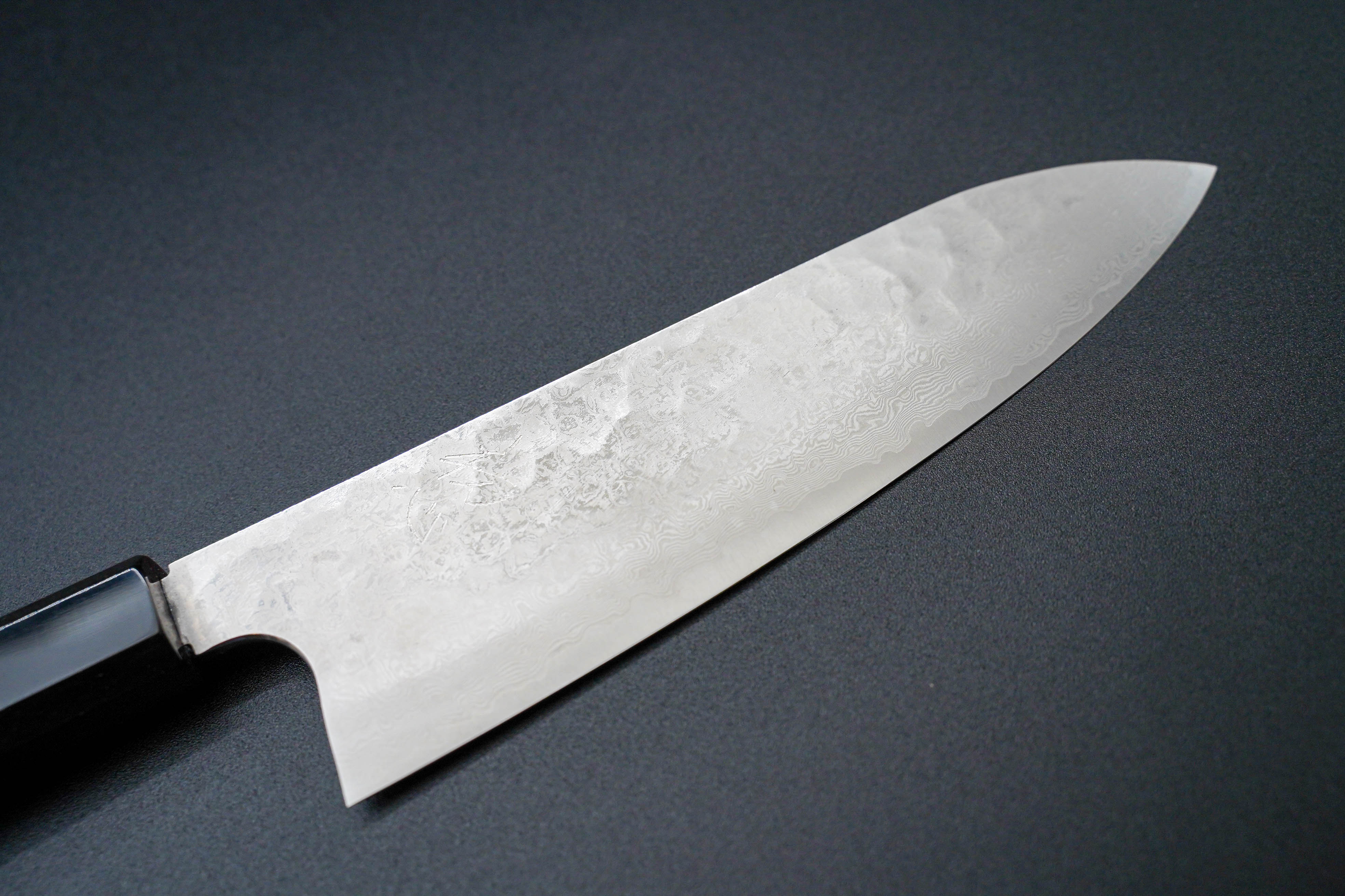 Hatsukokoro Ginyo Silver3 180mm Santoku Knife - Japanese High Carbon Steel Kitchen Knife for Slicing, Dicing & Chopping - Perfect for Home Chefs & Professional Cooking