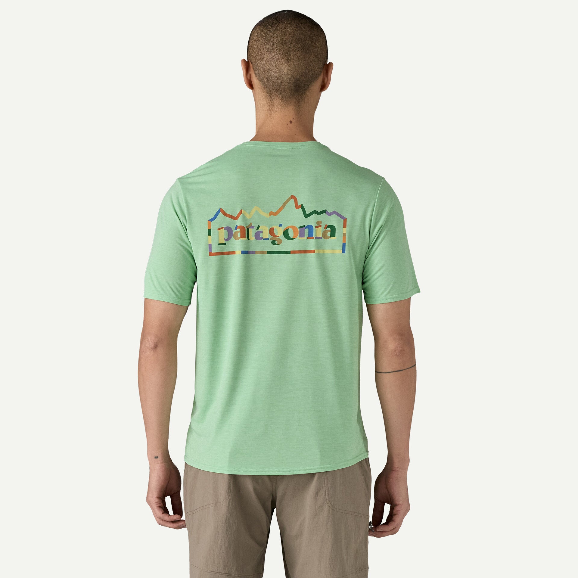 Men's Capilene® Cool Daily Graphic T-Shirt - Moisture Wicking & Breathable Activewear for Hiking, Running & Outdoor Adventures