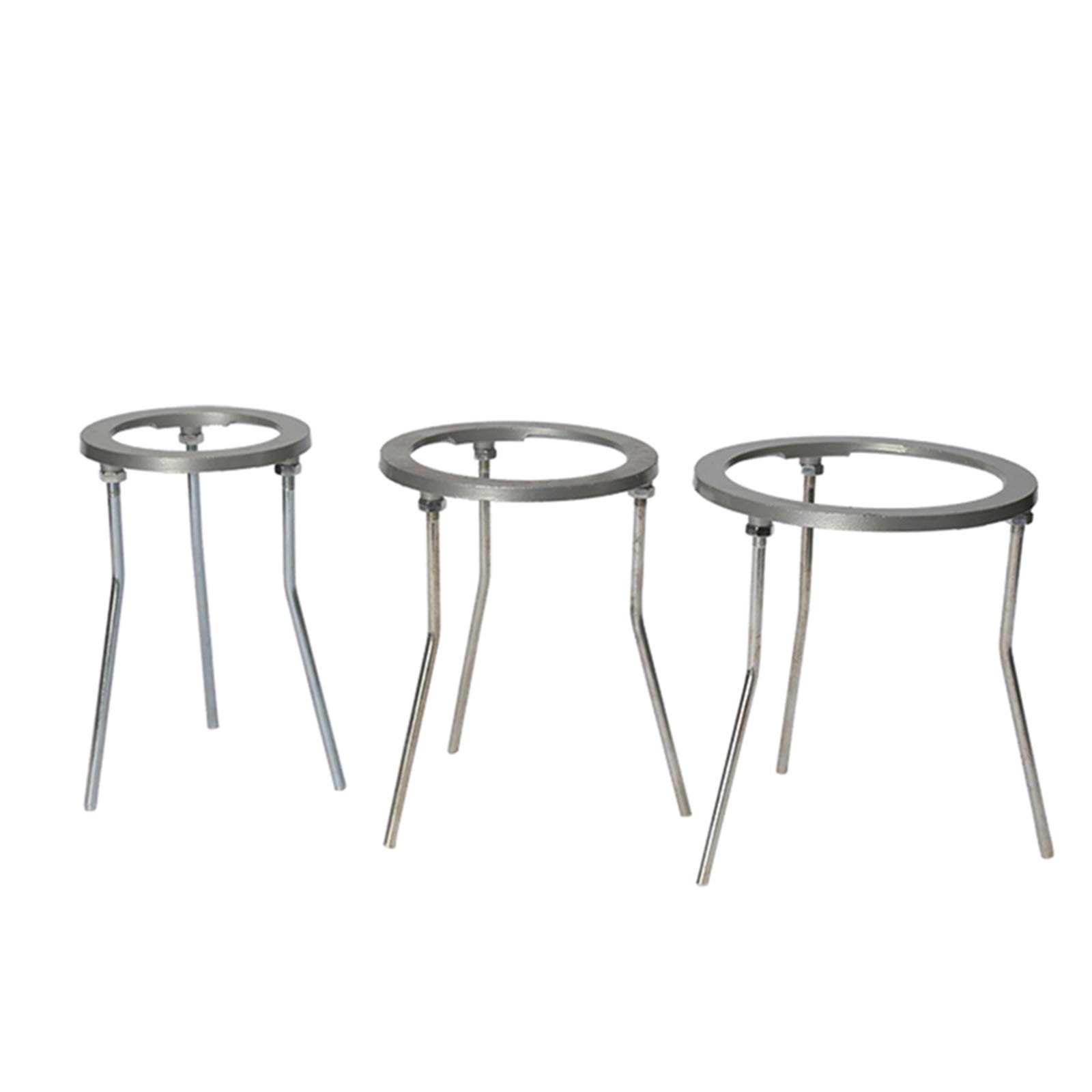 QHYXT 3-Pack Lab Bunsen Burner Tripod Stand - Alcohol Lamp Support for Chemistry Experiments & School Science Labs - Perfect for Classroom Demonstrations, Home Science Projects & Laboratory Research