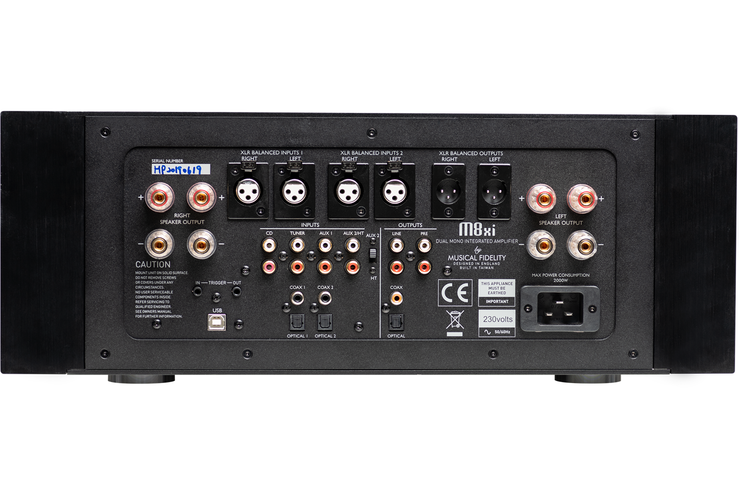 Musical Fidelity M8Xi High-End Integrated Stereo Amplifier - Premium Audio for Home Theater & Music Listening