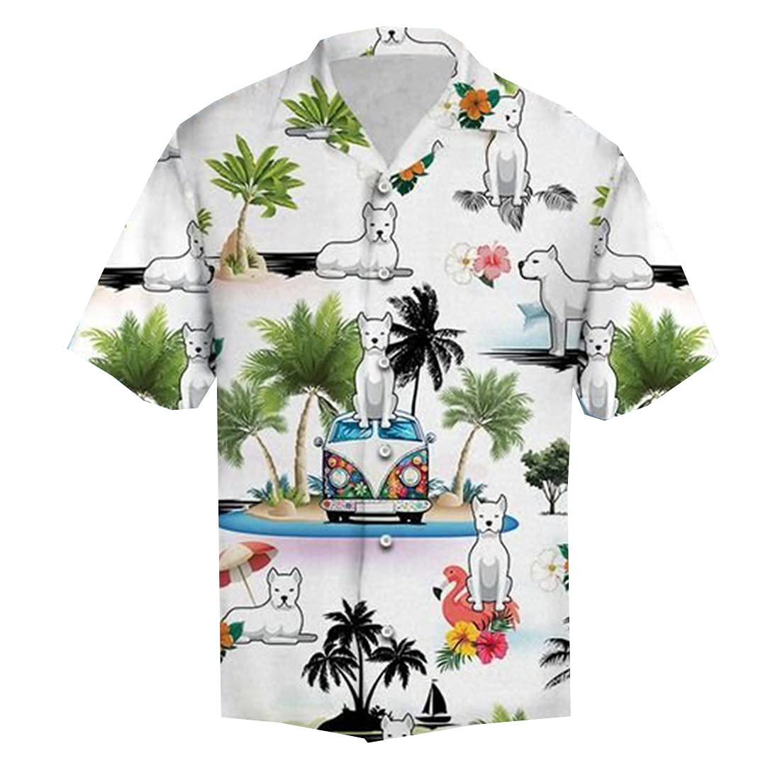 Hawaiian Shirts for Men & Women - Summer Vacation Short Sleeve Button Down Shirts | Beach Party, Luau, Tropical Vacation Outfit