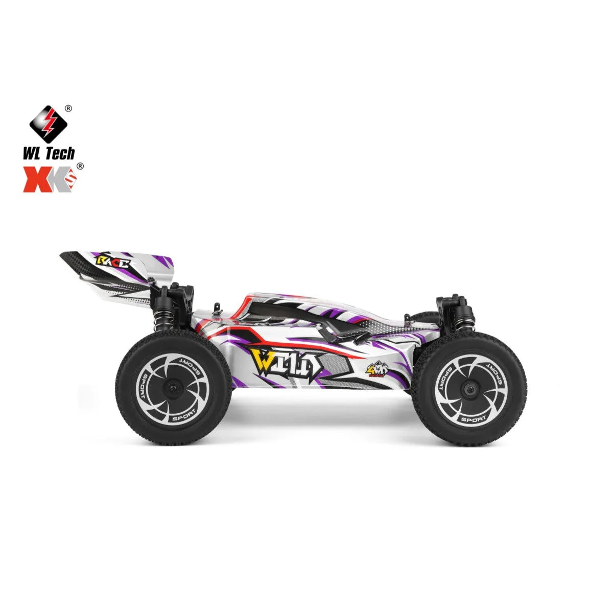 WLtoys 144016 1/14 Scale 2.4GHz 4WD Brushed RC Racing Car - High Speed Off-Road Remote Control Vehicle for Kids & Adults, Perfect for Backyard, Park & Outdoor Adventures