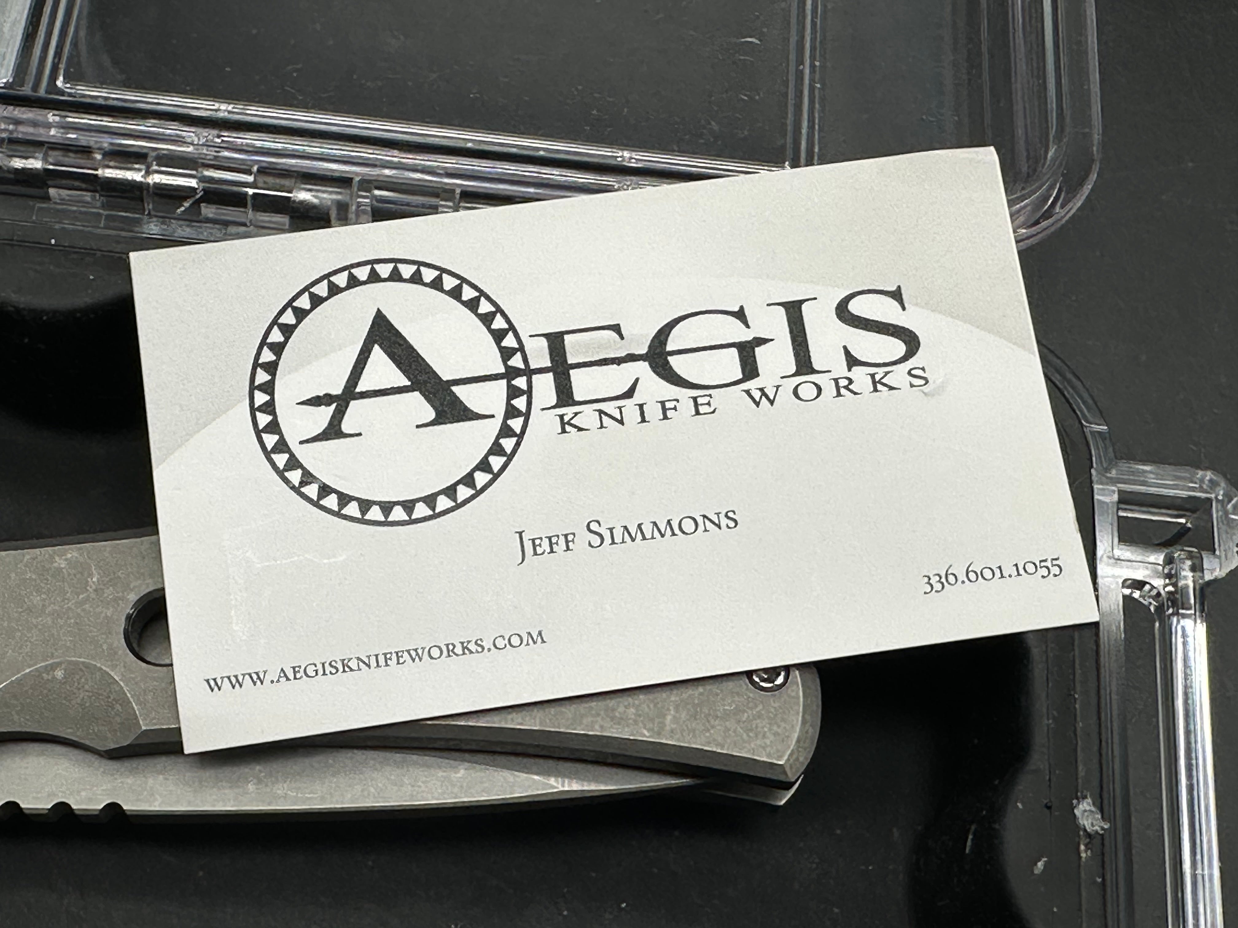 Aegis Knifeworks Custom Mini Xiphos Flipper Knife - Premium EDC Pocket Knife for Outdoor, Camping & Everyday Carry