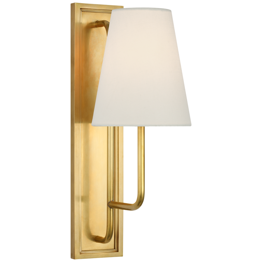 Rui Brass Wall Sconce - Vintage Industrial Lighting Fixture for Living Room, Bedroom, or Hallway Decor