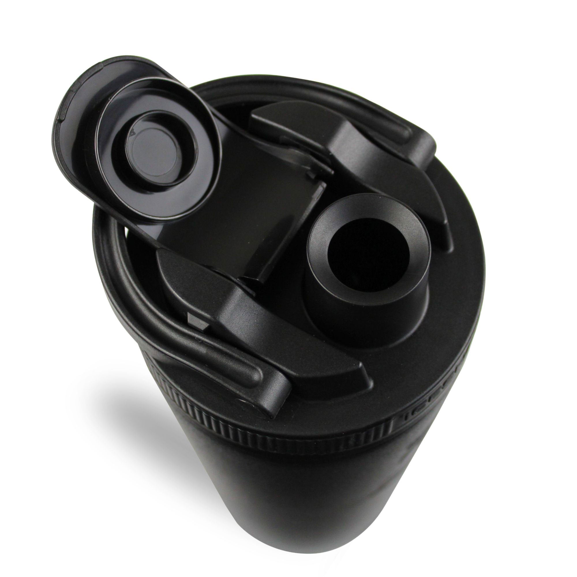 26oz Insulated Stainless Steel Ice Shaker Bottle - Black - Perfect for Gym, Workouts & Outdoor Activities