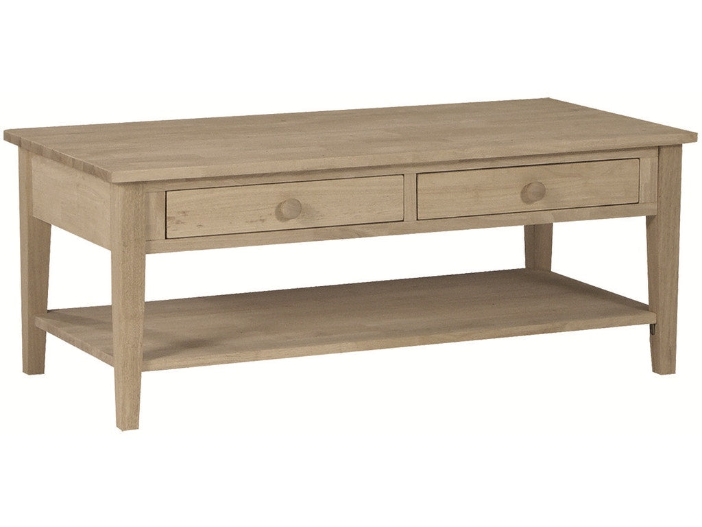Modern Spencer Coffee Table - Solid Wood Living Room Furniture for Home Decor - Perfect for Living Room, Lounge, or Office Use