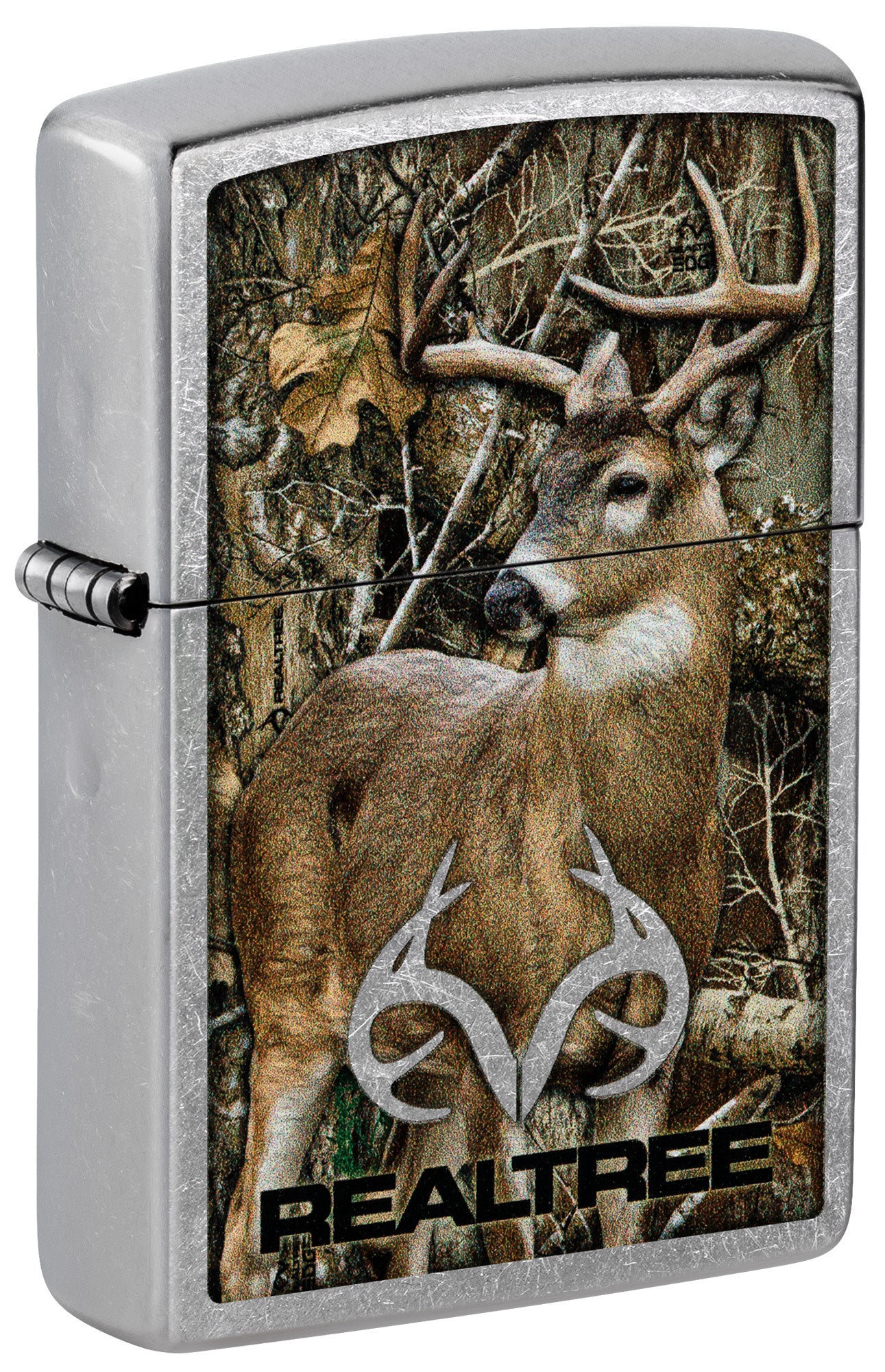 Realtree Buck Camo Design Chrome Streetwear T-Shirt - Perfect for Hunting, Outdoor Adventures & Casual Street Style