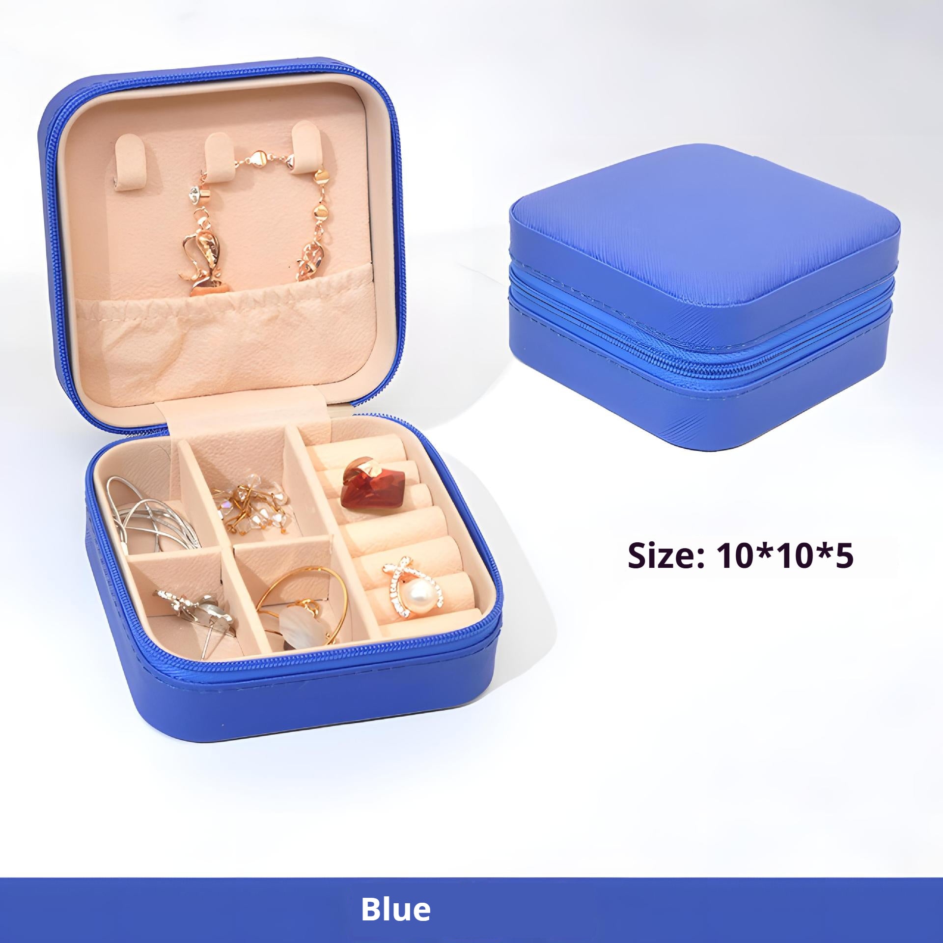 Portable DIY Jewelry Box - Creative Simple Design for Handmade Jewelry Storage - Perfect for Travel, Gifts & Organizing Rings, Necklaces & Earrings