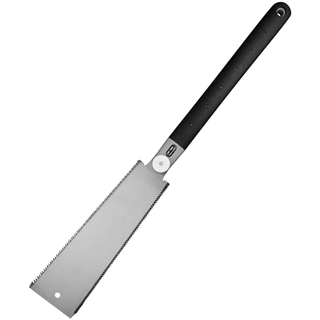 Japanese Style Double Edge Razor Pull Saw - Precision Hand Saw for Woodworking, Tenon Cutting & DIY Projects | Ideal for Carpentry, Furniture Making & Fine Wood Crafts
