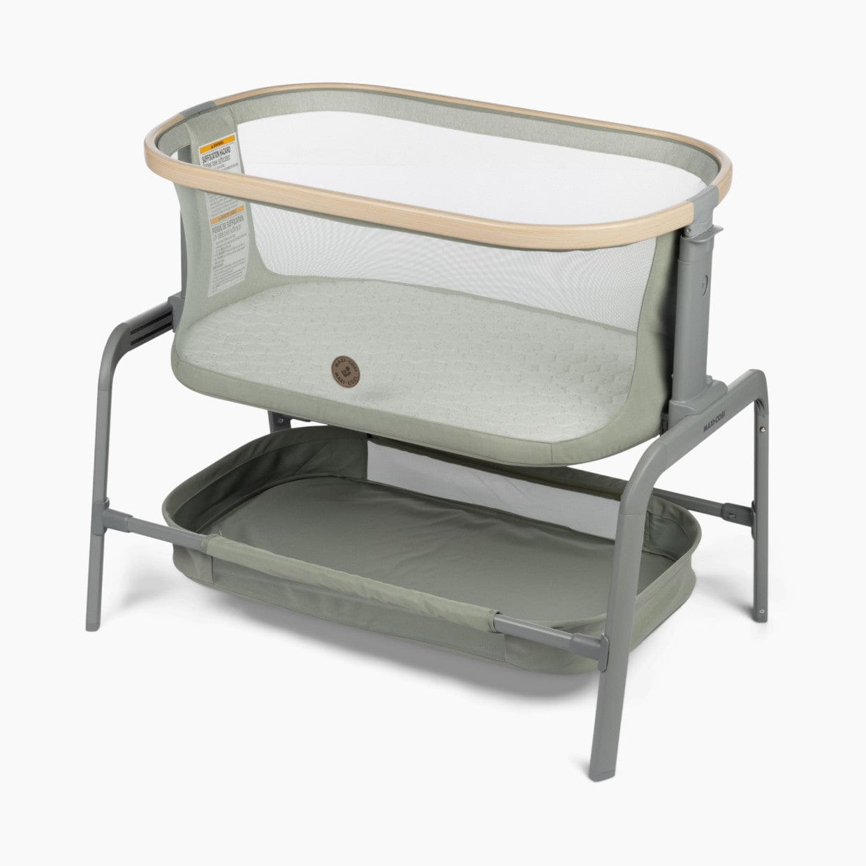 Maxi Cosi Iora 2-in-1 Convertible Co-Sleeper Bassinet & Bedside Sleeper for Newborns - Safe & Comfortable Baby Bed for Nursery, Bedroom, and Travel Use
