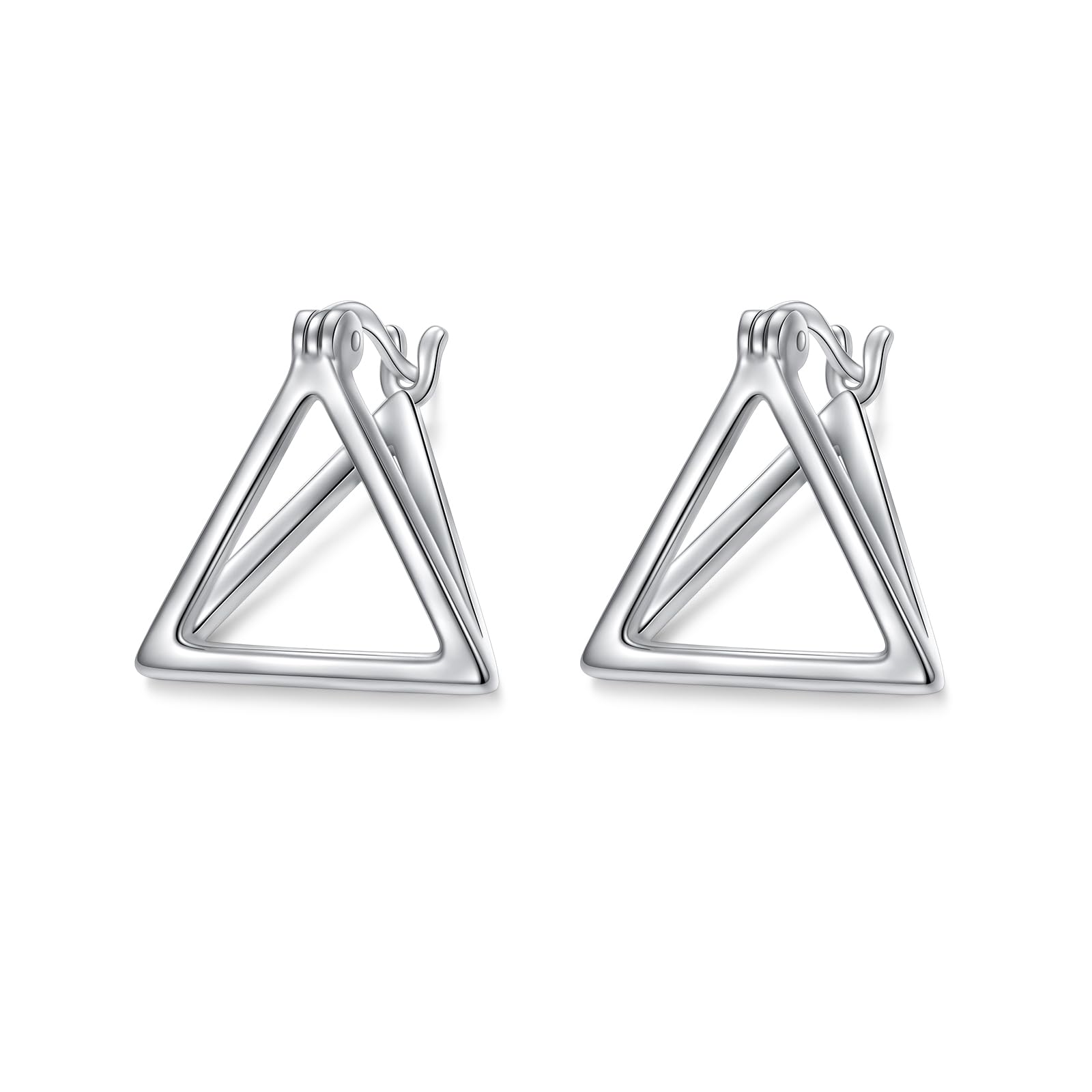 DAOCHONG S925 Sterling Silver Huggie Hoop Earrings for Women - Hypoallergenic Clip-On Ear Jewelry Gifts for Birthday, Anniversary & Valentine's Day - Perfect for Everyday Wear, Date Night & Special Occasions