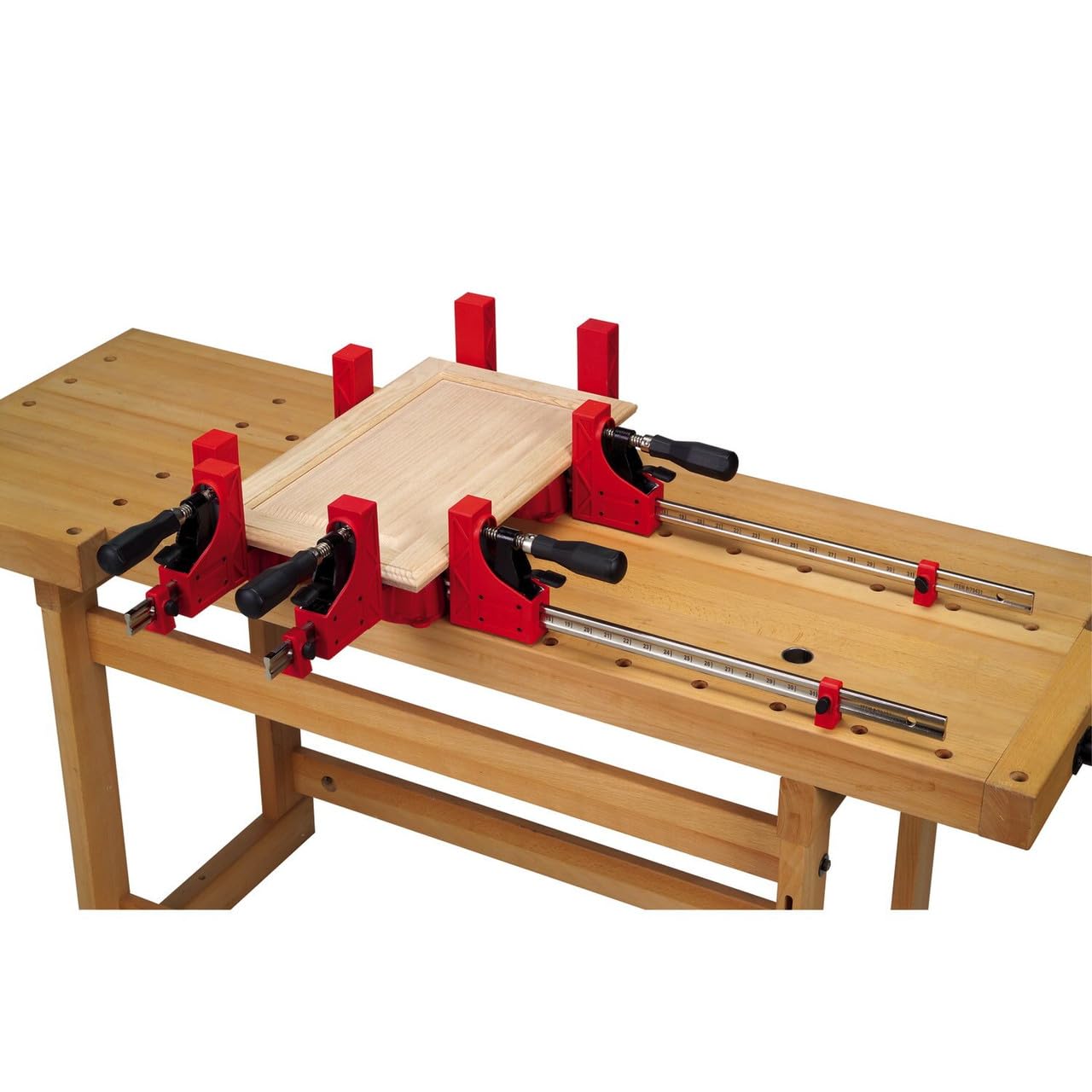 JET 82-Inch Woodworking Parallel Clamp with 1000 Lbs Clamping Pressure (70482) - Heavy Duty Clamps for Cabinet Making, Furniture Assembly & DIY Wood Projects