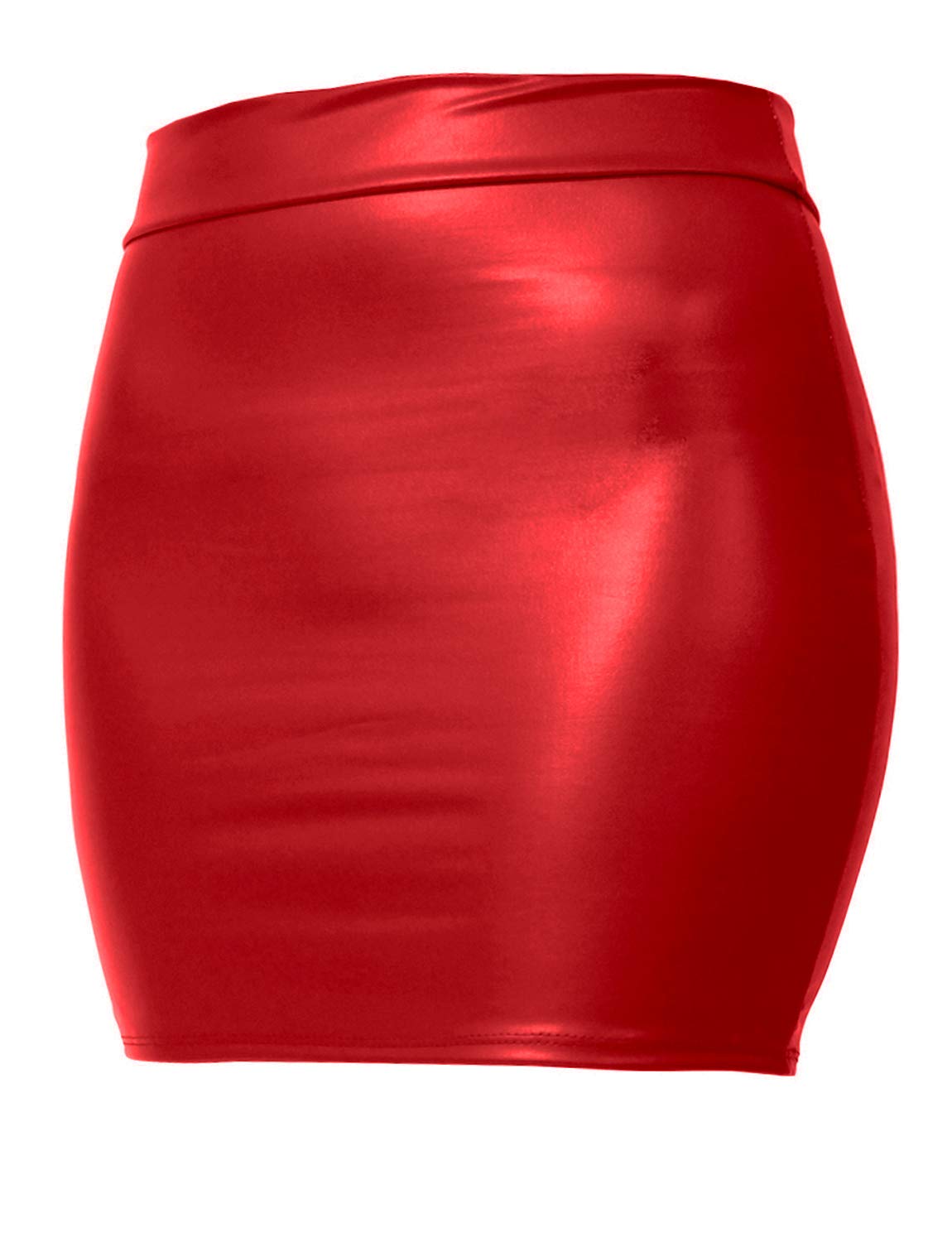 NE PEOPLE Women's Stretch Knit Bodycon Mini Skirt - Slim Fit Pencil Skirt Solid Color Made in USA | Perfect for Office, Party & Casual Wear