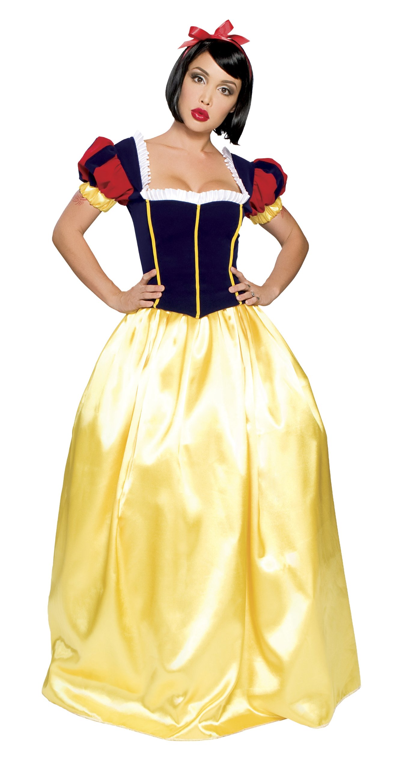 Deluxe Snow White Roma Costume for Women - Small/Medium (Dress Size 2-6) - Perfect for Halloween, Cosplay, and Themed Parties