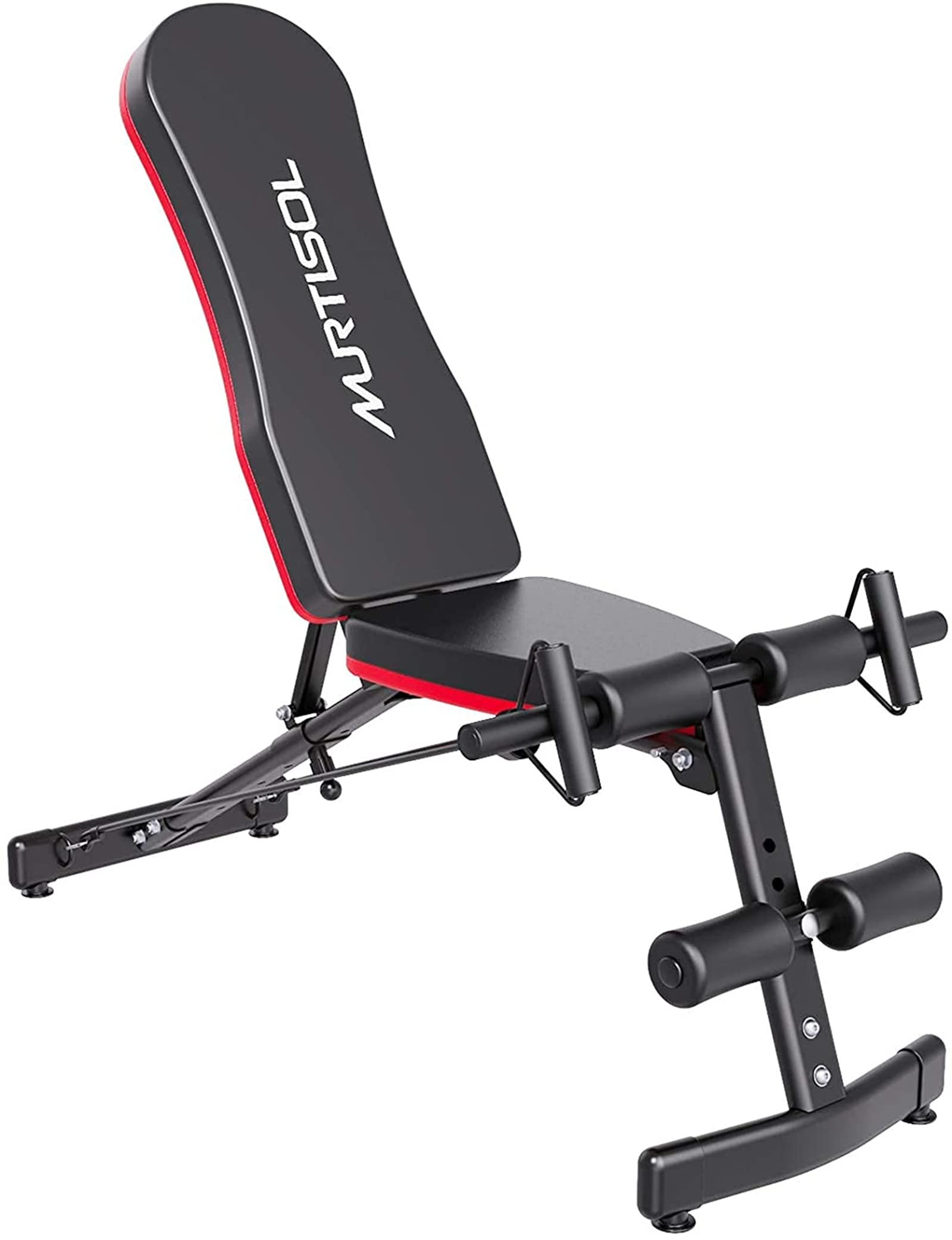 Adjustable Strength Training Bench for Full Body Workout - 600 lbs Weight Capacity - Home Gym Equipment for Weightlifting & Strength Training - Perfect for Home Workouts, Bodybuilding & Fitness Training
