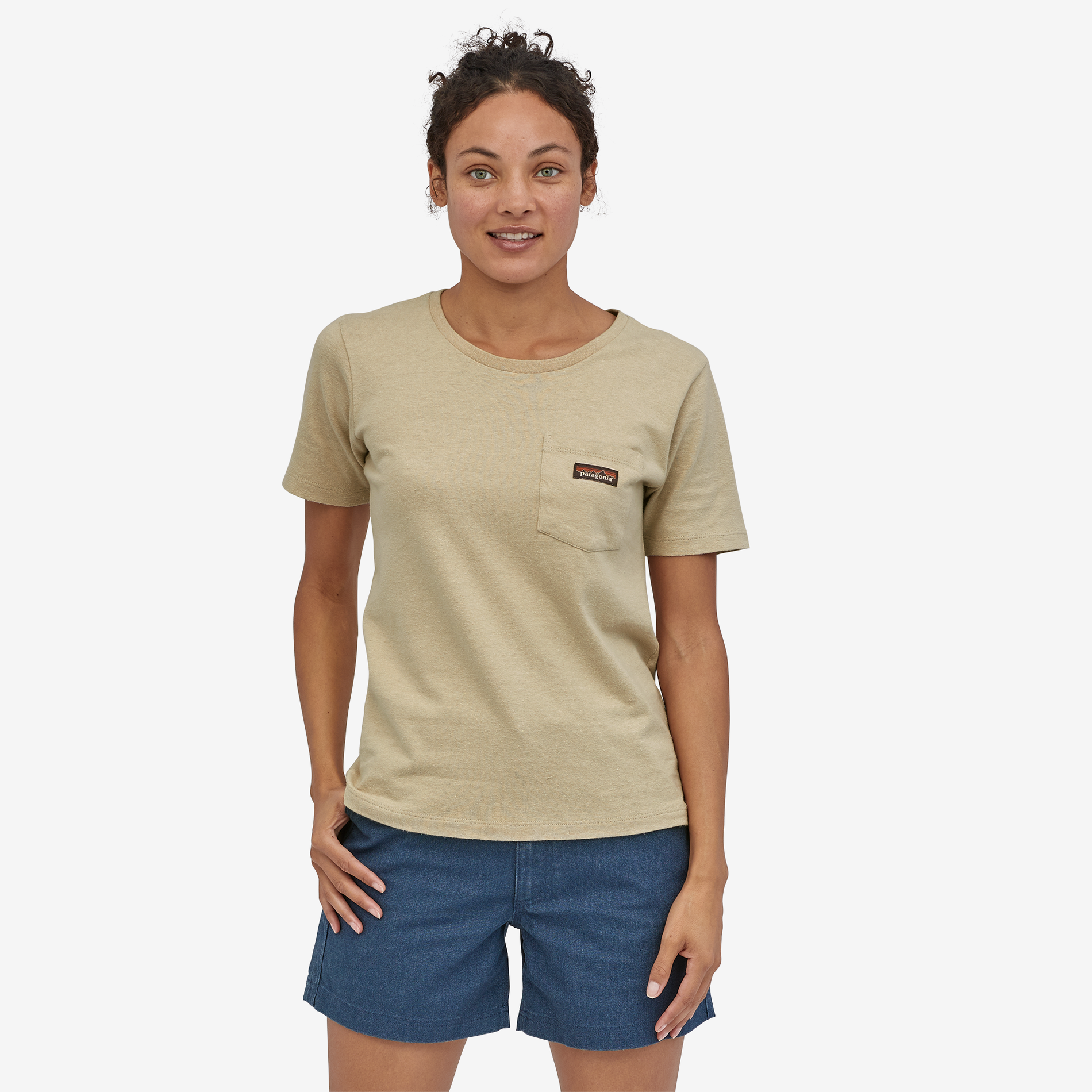 Women's Work Pocket Tee - Comfortable Short Sleeve T-Shirt with Front Pocket for Office, Casual Wear & Everyday Use