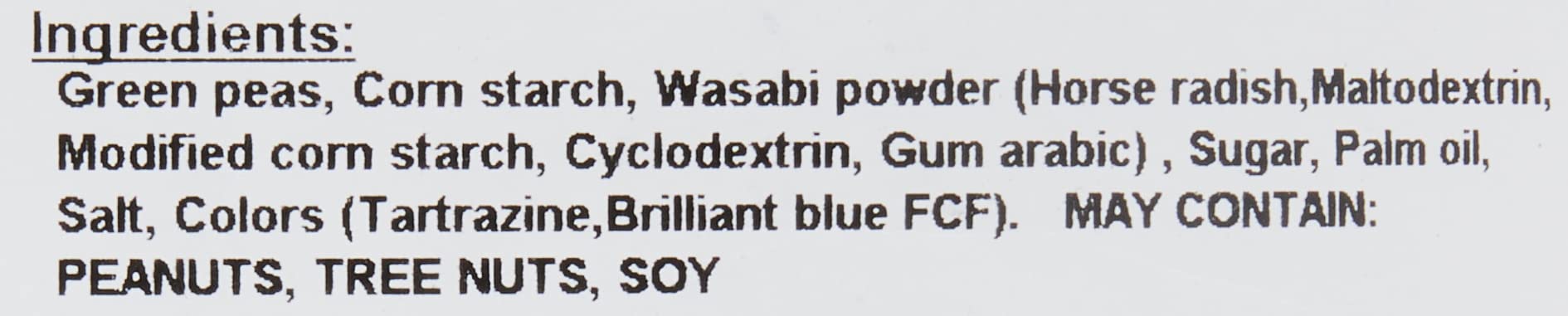 Yupik Wasabi Peas 1kg - Crunchy Spicy Vegan Snack, Kosher & Gluten-Free - Perfect for Salads, Trail Mix, Office Snacking & Healthy On-the-Go Treats