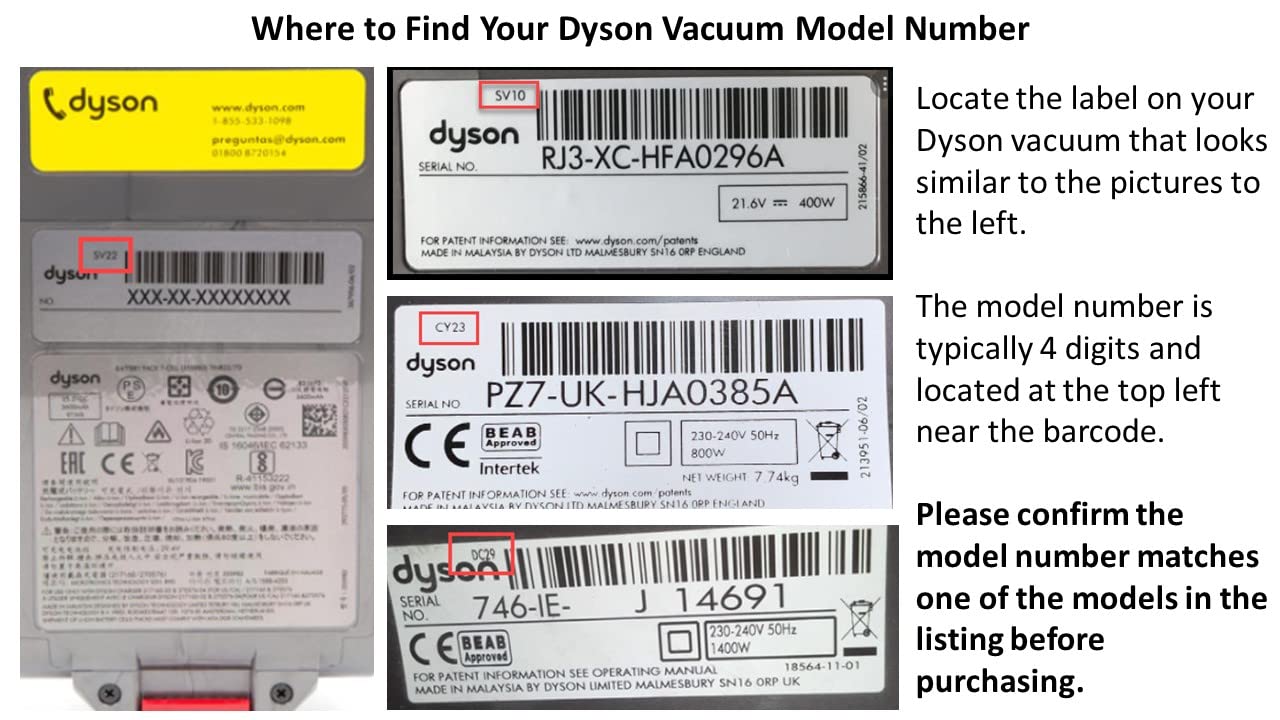Dyson DC40 Animal Vacuum Cleaner Head Assembly Replacement Part - Compatible with DC40 Animal Models - Perfect for Pet Hair Removal & Deep Cleaning Carpets
