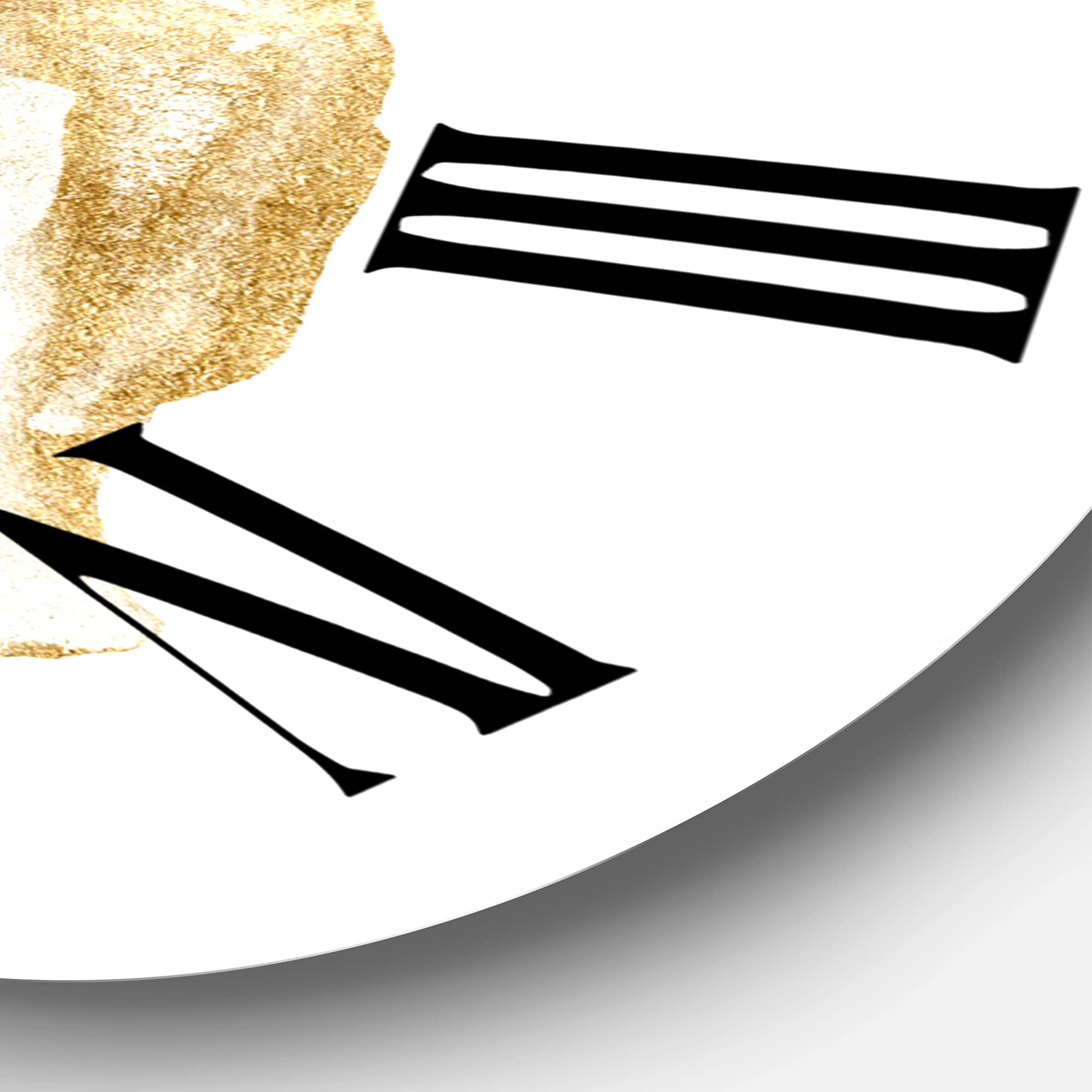 Minimalist Mountain Moon Landscape Wall Clock - Large Modern Abstract Fractal Design for Living Room, Bedroom & Office Decor | Perfect for Home, Office & Gifts