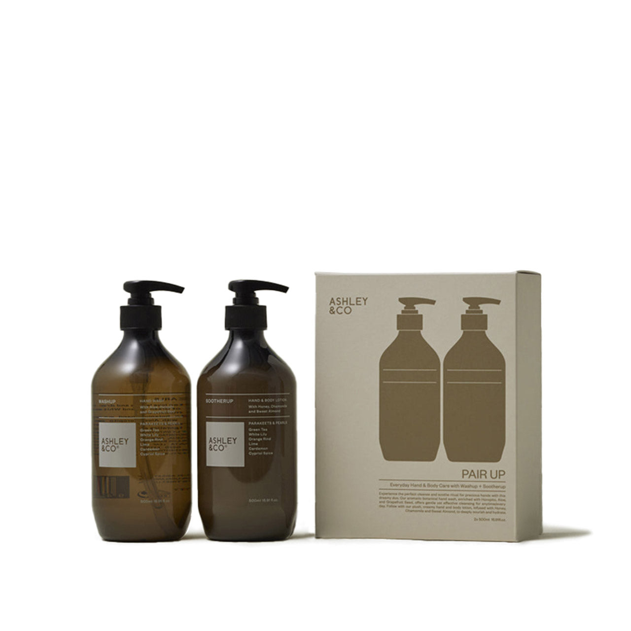 Pair Up Hand and Body Care Gift Set - Parakeets & Pearls Scented Lotion & Soap Duo - Perfect for Spa Day, Mother's Day & Birthday Gifts