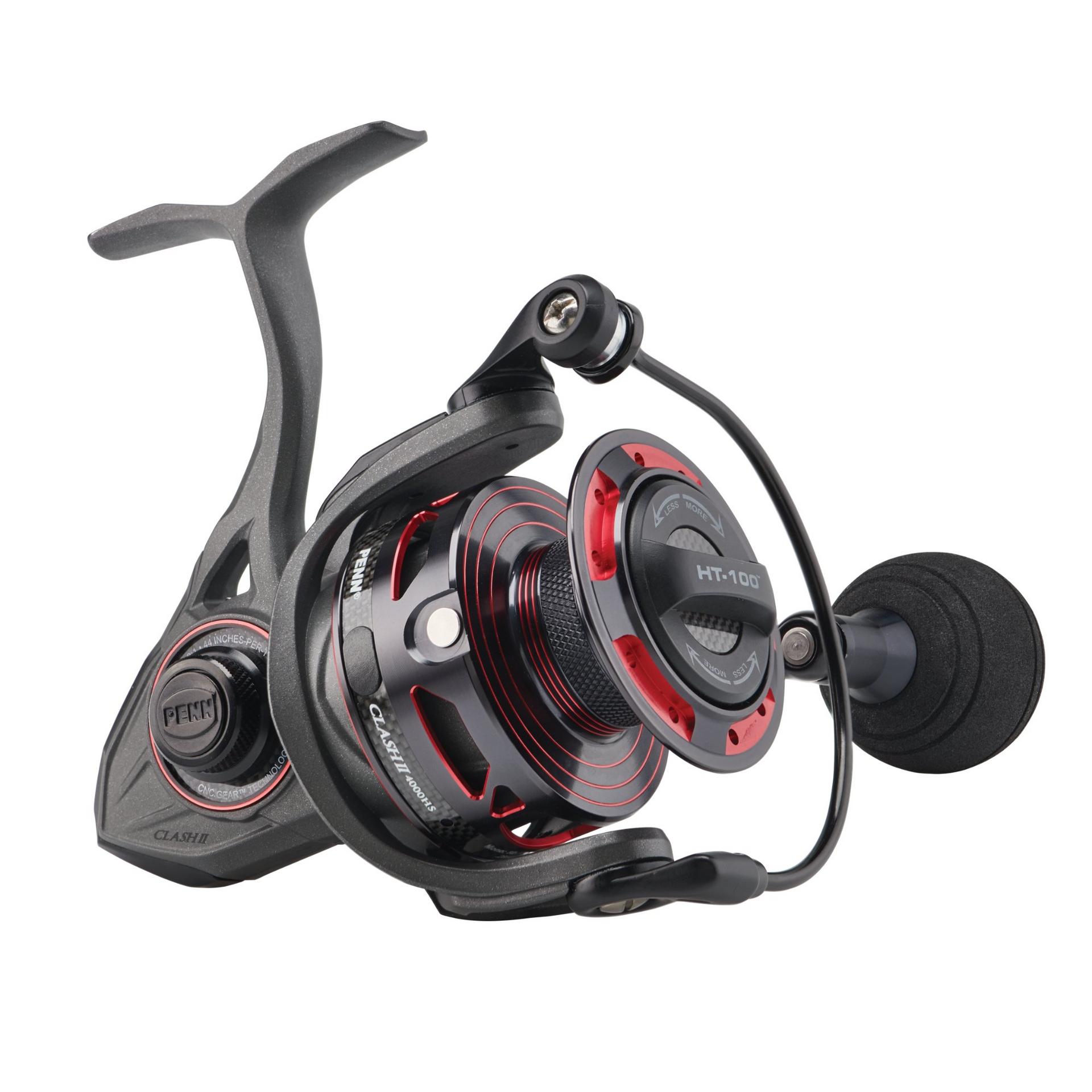 Clash™ II Spinning Fishing Reel - Lightweight Saltwater & Freshwater Fishing Gear for Bass, Trout, and Walleye | Perfect for Shore Fishing, Boat Fishing, and Ice Fishing Adventures