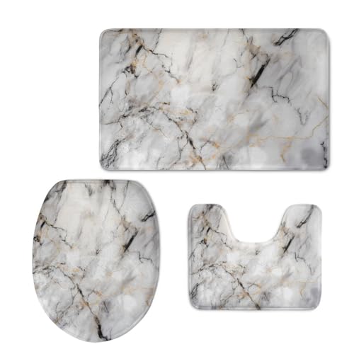 Grey White Marble