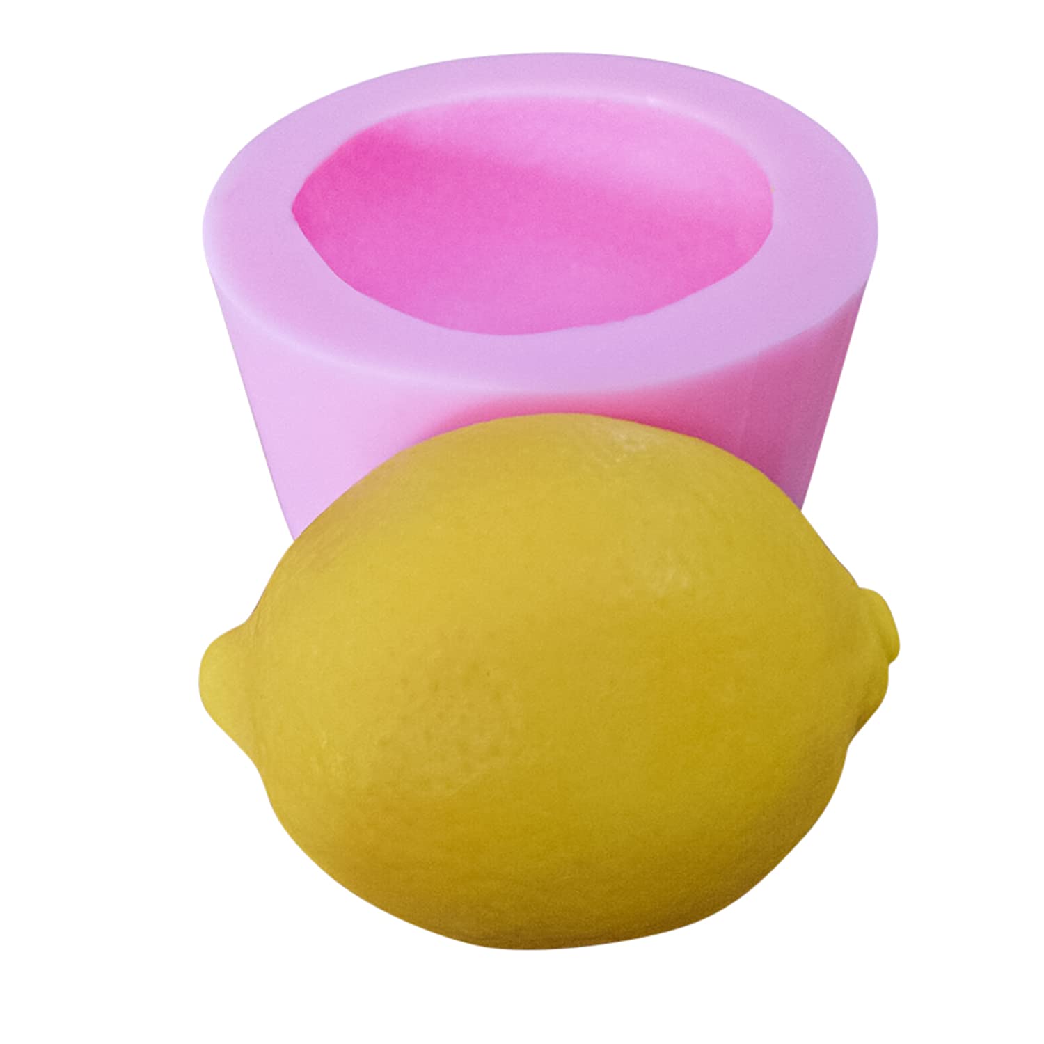 Premium Lemon-Shaped Silicone Molds for Soap, Candles, Resin & DIY Crafts - Perfect for Home Decor, Bath Bombs, and Handmade Gifts