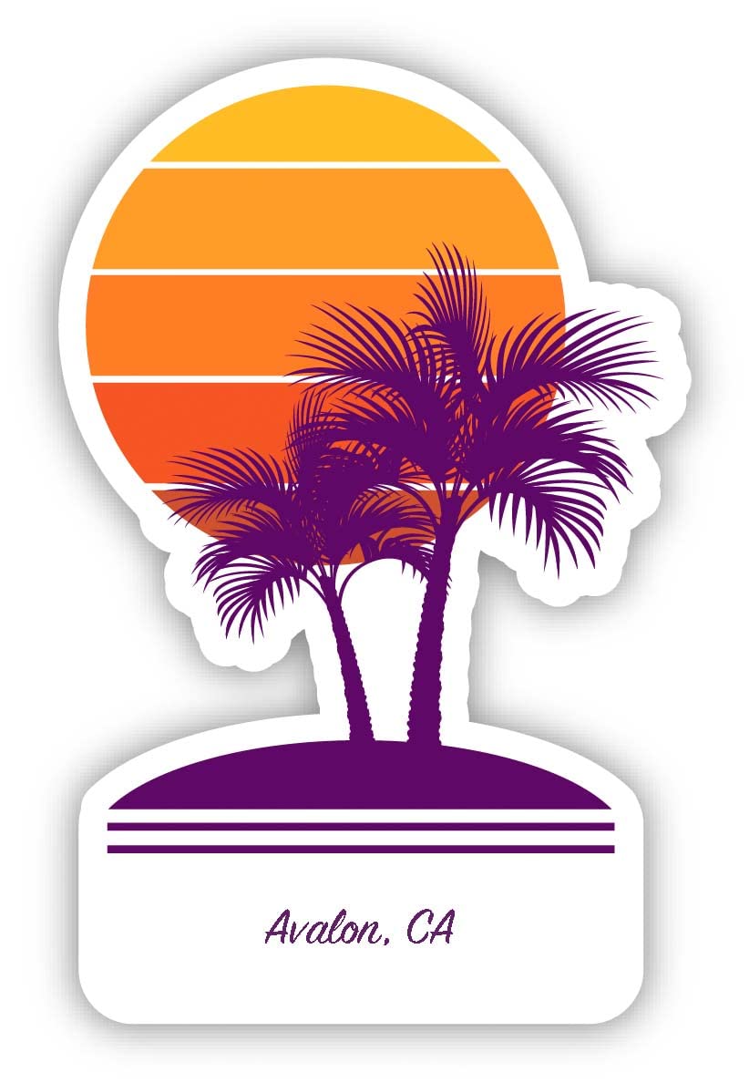 California Souvenir - 4 Inch Palm Tree Design Fridge Magnet | Perfect for Refrigerators, Lockers & Travel Memories