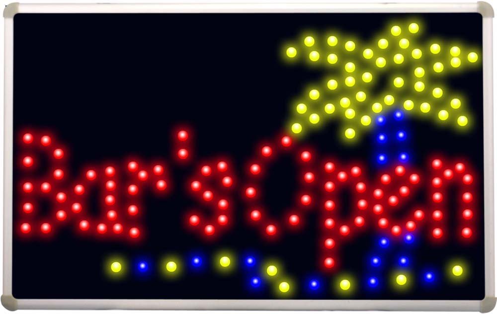 ADVPRO LED107 Bar Open Palm Tree Beer Neon Sign - Perfect for Home Bars, Pubs, and Party Decor