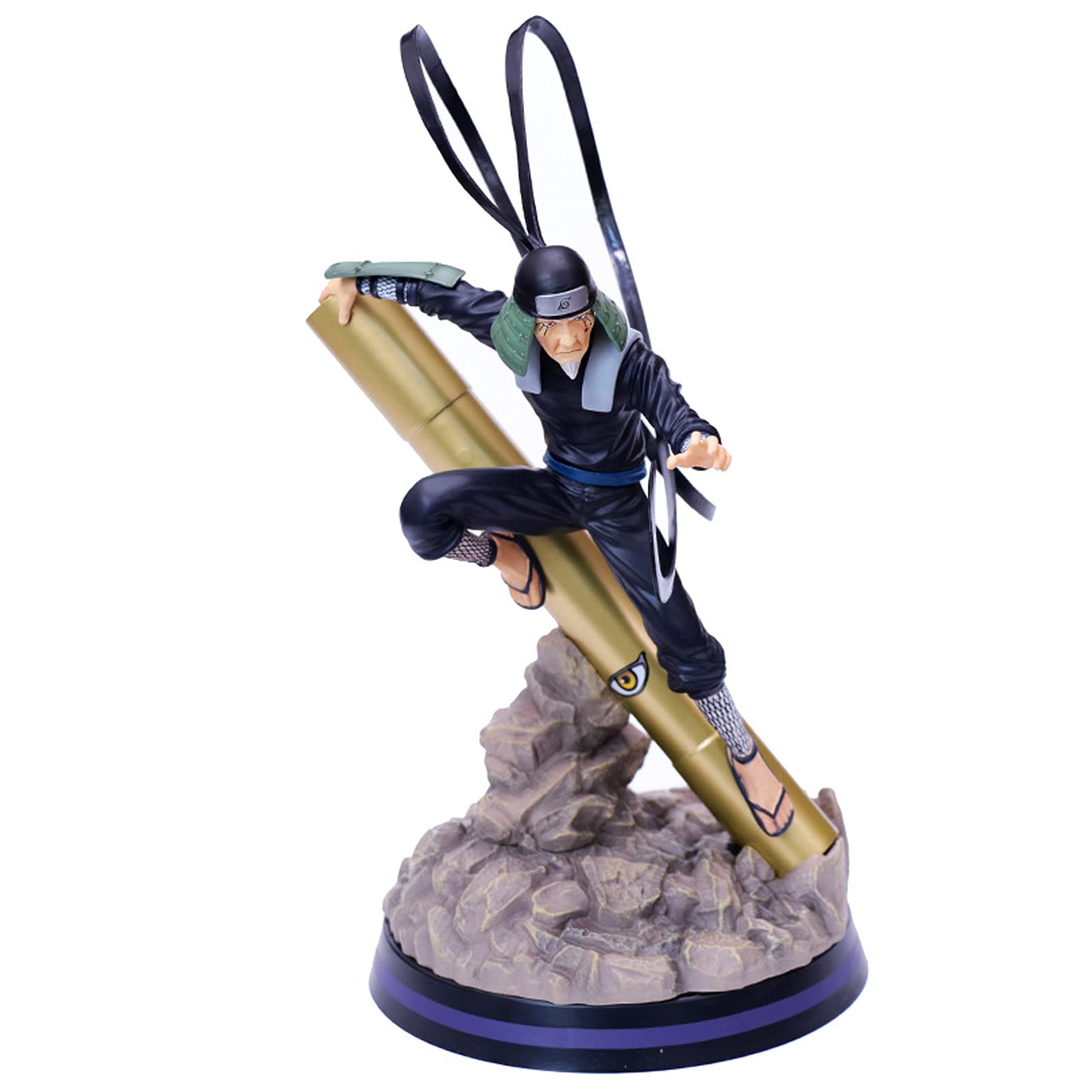 Naruto Anime Sarutobi Hiruzen Action Figure - 27CM Collectible Character Model Toy, Perfect for Desk Decor, Gift for Anime Fans & Home Display